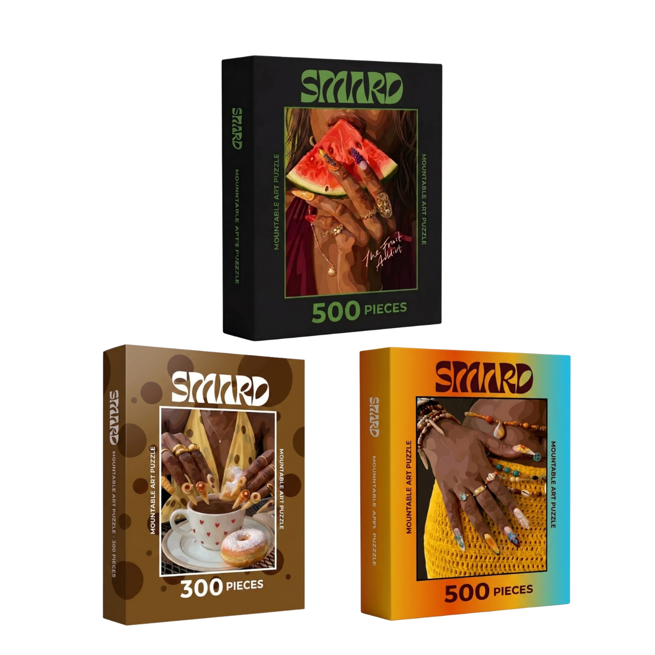 3 Pack Puzzle Bundle: The Fruit Addict + The Cocoa Cup + The Island Gyal Set