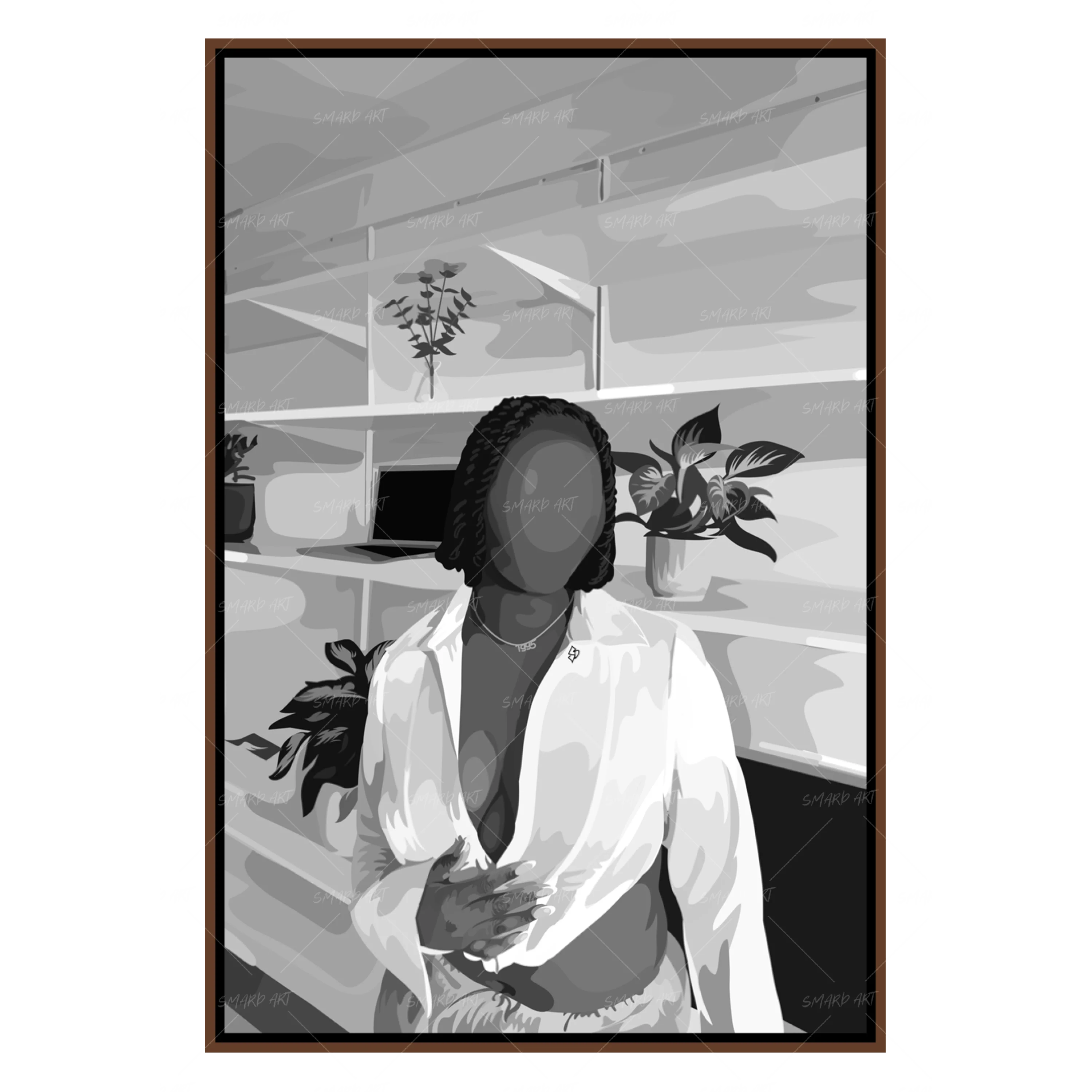 Home Sweet Home B&W-Smard