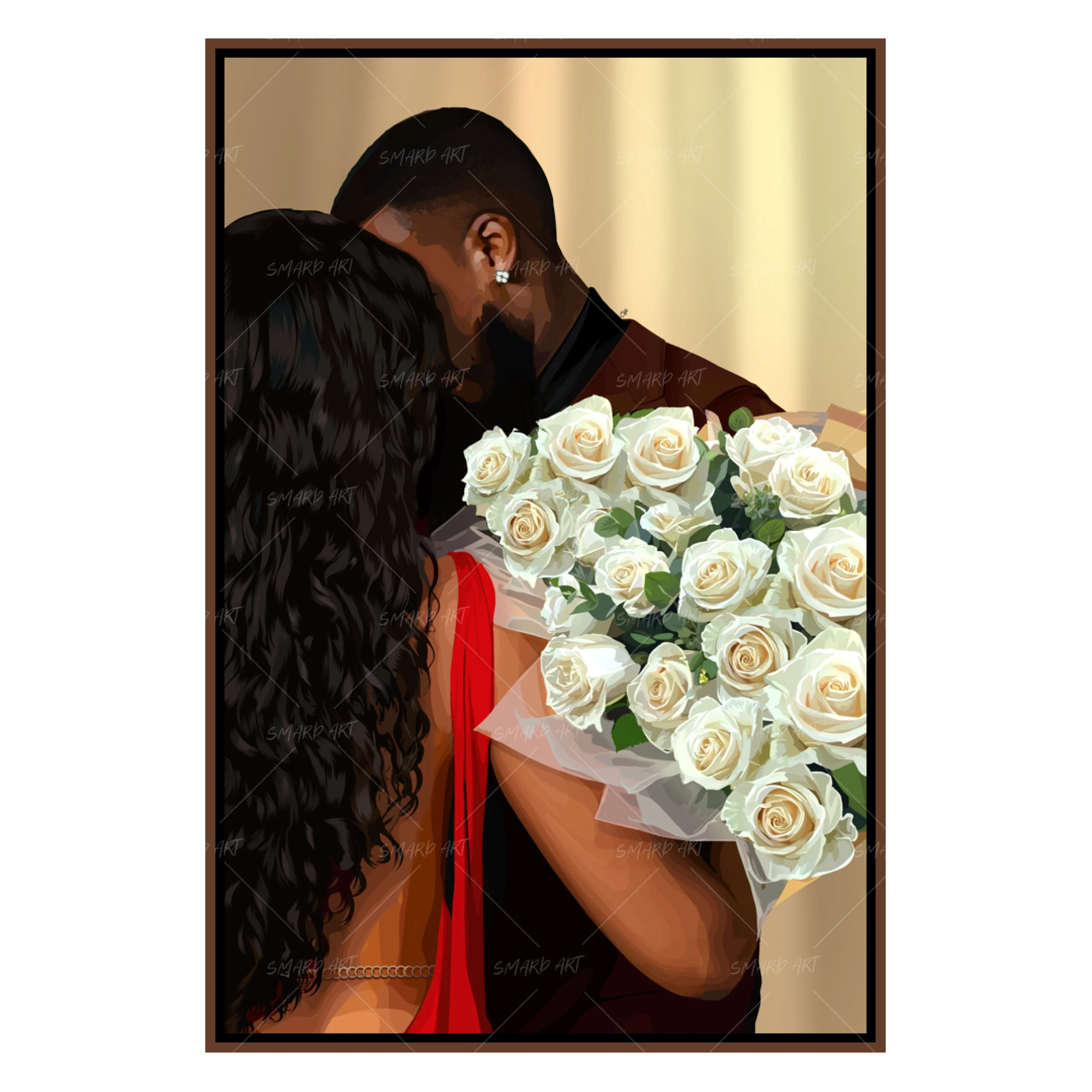 Home In You-wall art print featuring decorative artistic design suitable for living rooms, offices, and schools by SmardArt. Elevate your space with Black wall art that speaks to culture, identity, and creativity. At Smard, we celebrate artistry made with melanin, bringing powerful and inspiring designs to life.