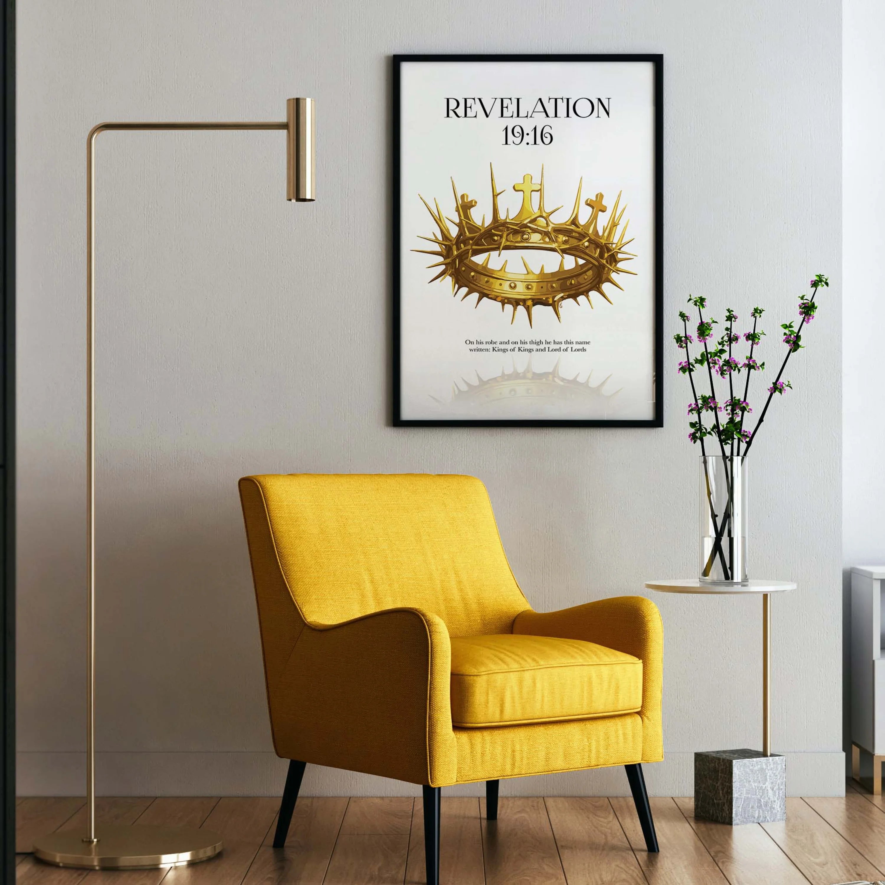 King of Kings (Smard x Anaya)-wall art print featuring decorative artistic design suitable for living rooms, offices, and schools by SmardArt. Elevate your space with Black wall art that speaks to culture, identity, and creativity. At Smard, we celebrate artistry made with melanin, bringing powerful and inspiring designs to life.