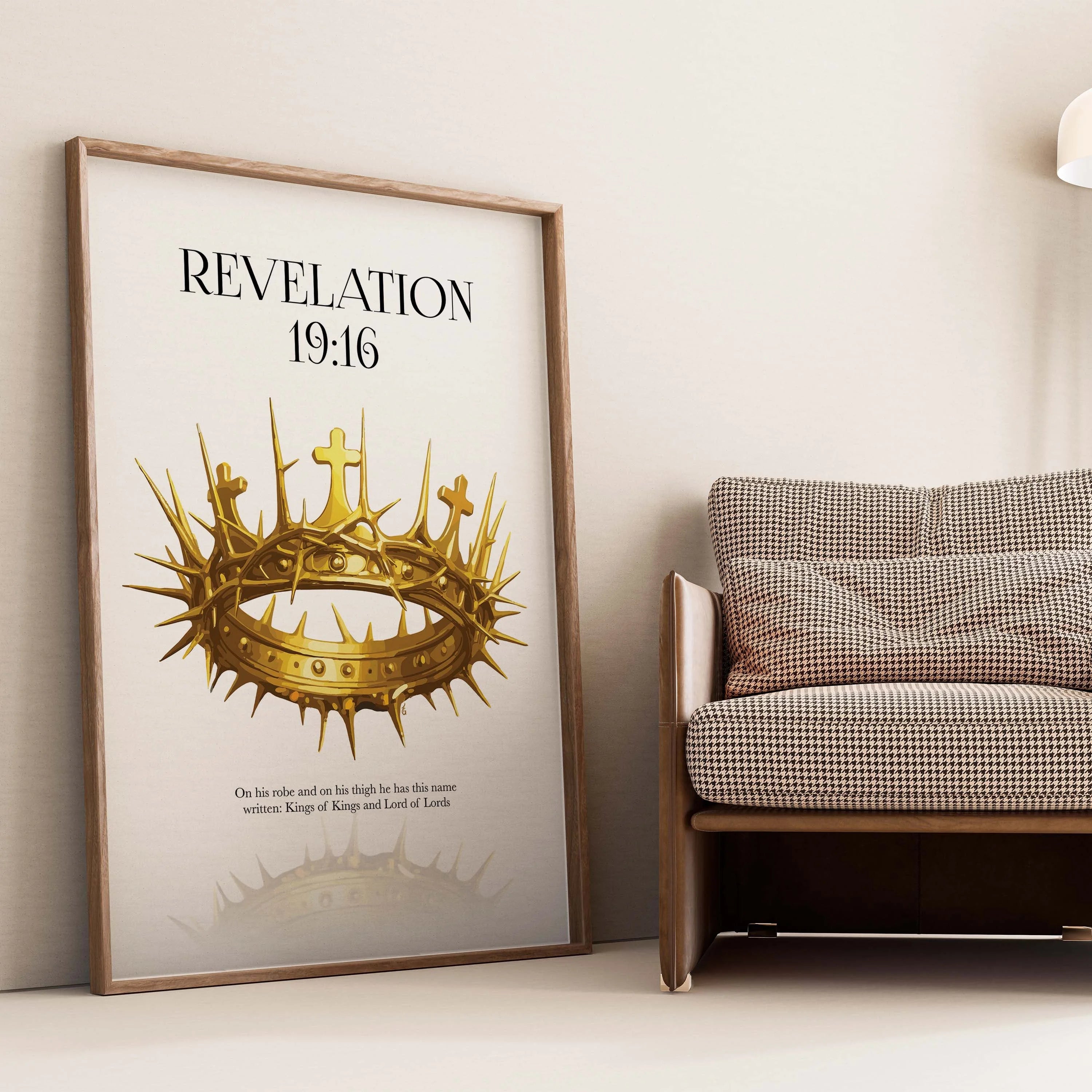 King of Kings (Smard x Anaya)-wall art print featuring decorative artistic design suitable for living rooms, offices, and schools by SmardArt. Elevate your space with Black wall art that speaks to culture, identity, and creativity. At Smard, we celebrate artistry made with melanin, bringing powerful and inspiring designs to life.