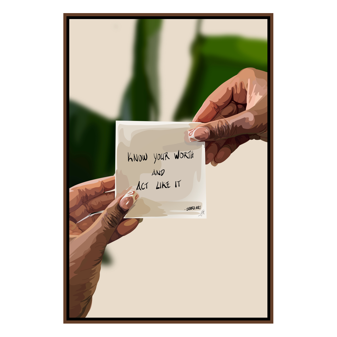 Know Your Worth Quote-Smard