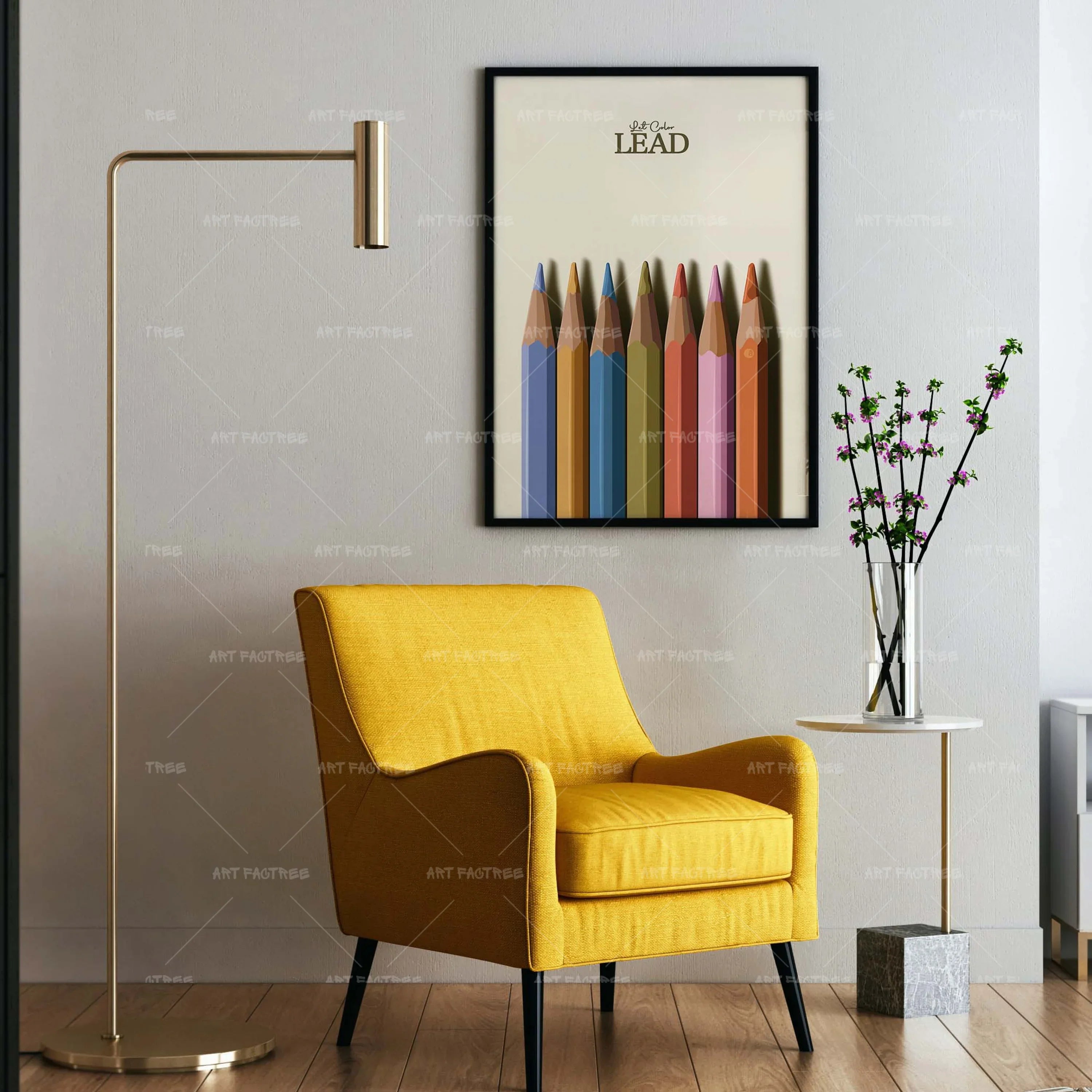 Let Colour Lead (Smard X Anaya)-wall art print featuring decorative artistic design suitable for living rooms, offices, and schools by SmardArt. Elevate your space with Black wall art that speaks to culture, identity, and creativity. At Smard, we celebrate artistry made with melanin, bringing powerful and inspiring designs to life.