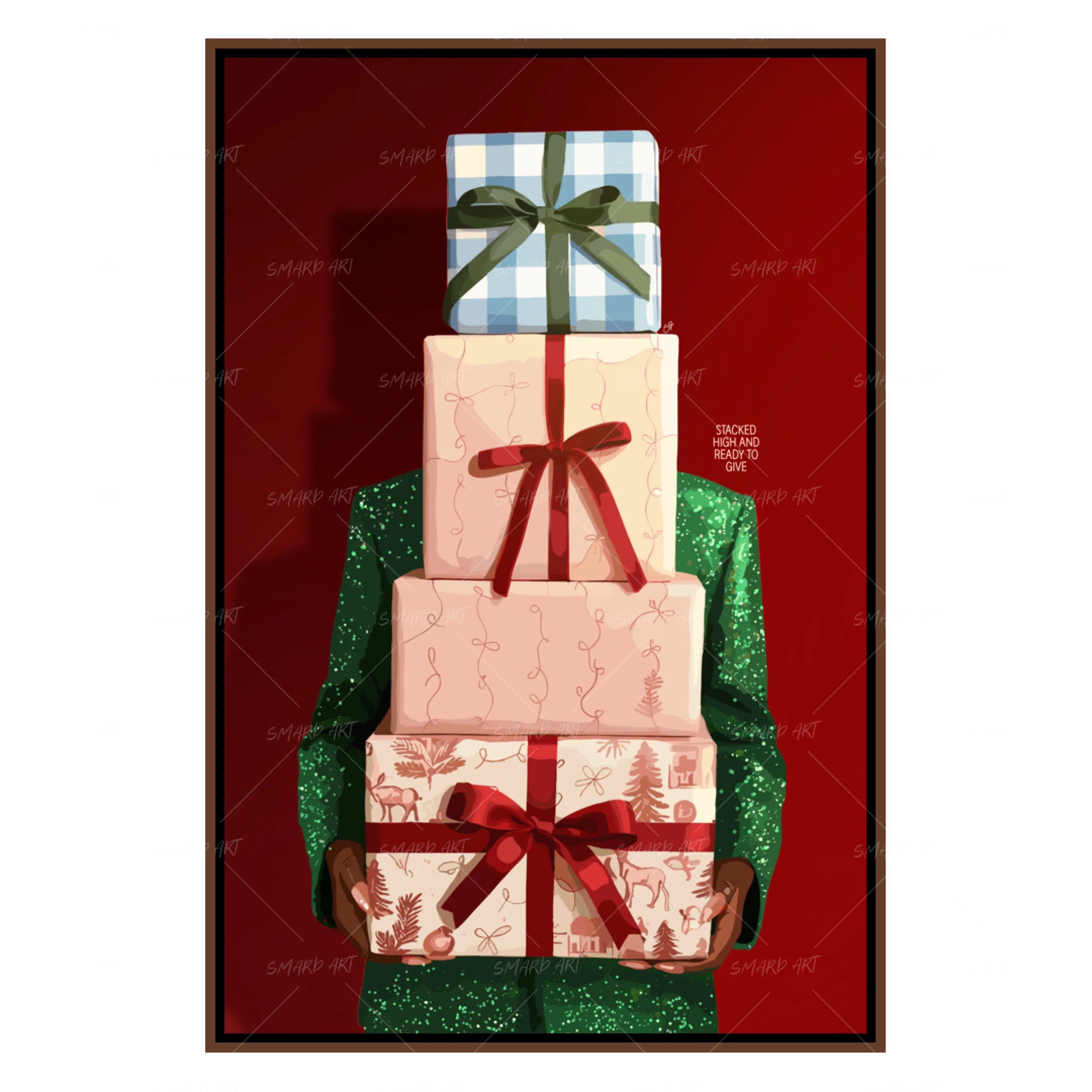 Load Of Love-wall art print featuring decorative artistic design suitable for living rooms, offices, and schools by SmardArt. Elevate your space with Black wall art that speaks to culture, identity, and creativity. At Smard, we celebrate artistry made with melanin, bringing powerful and inspiring designs to life.