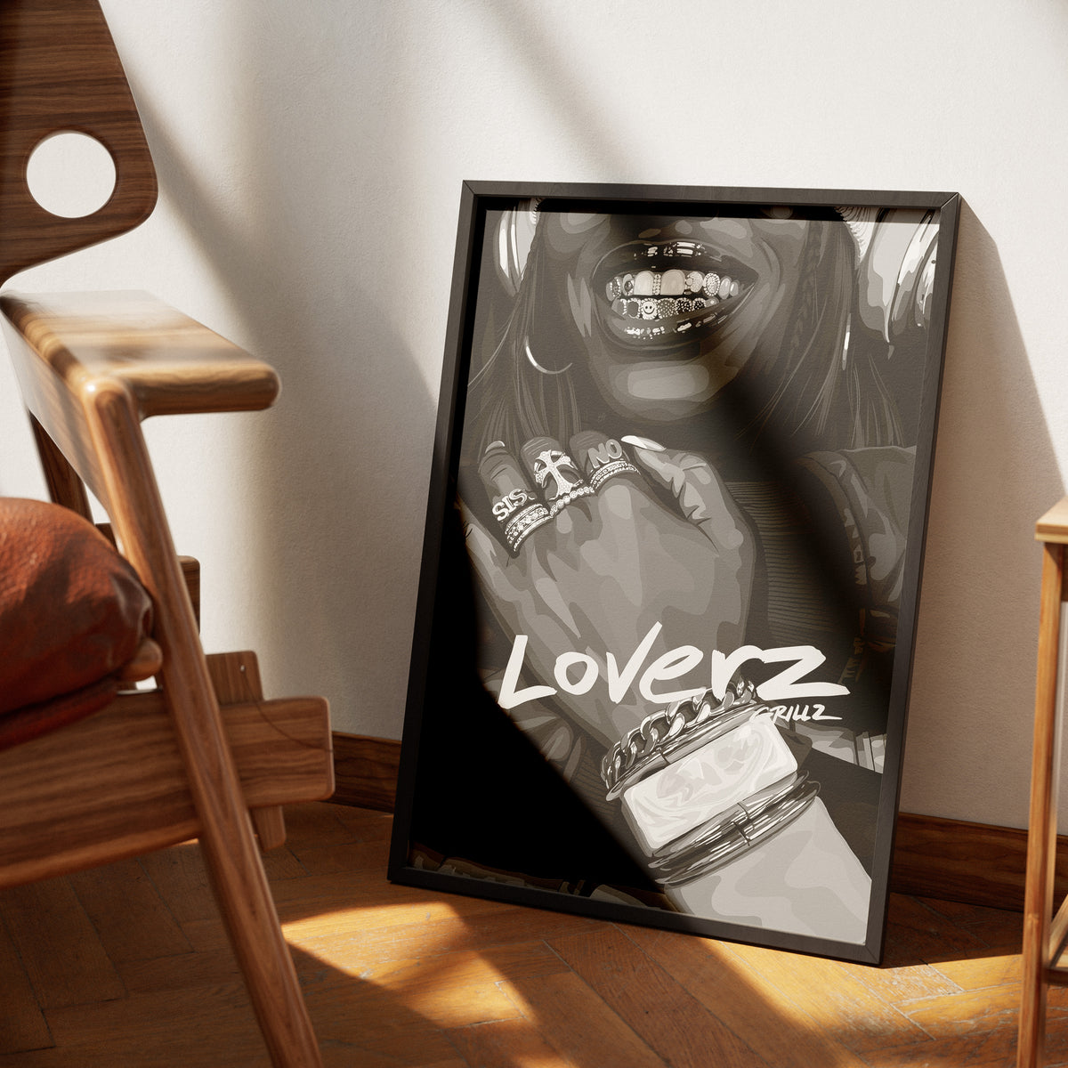 Loverz Grillz (B/W)