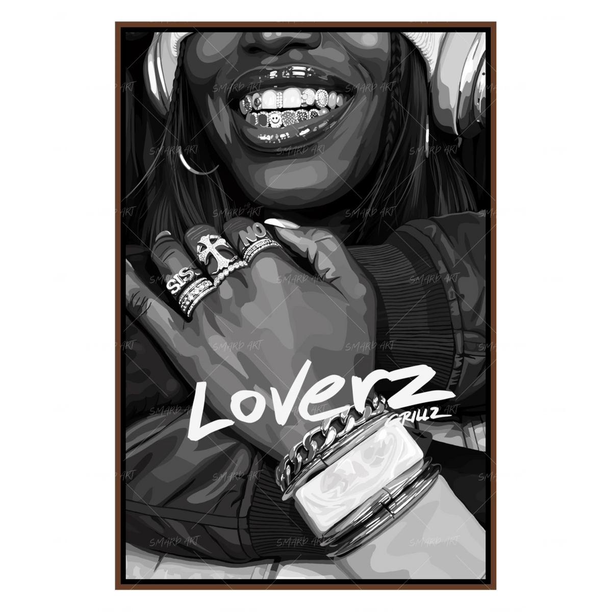 Loverz Grillz (B/W)