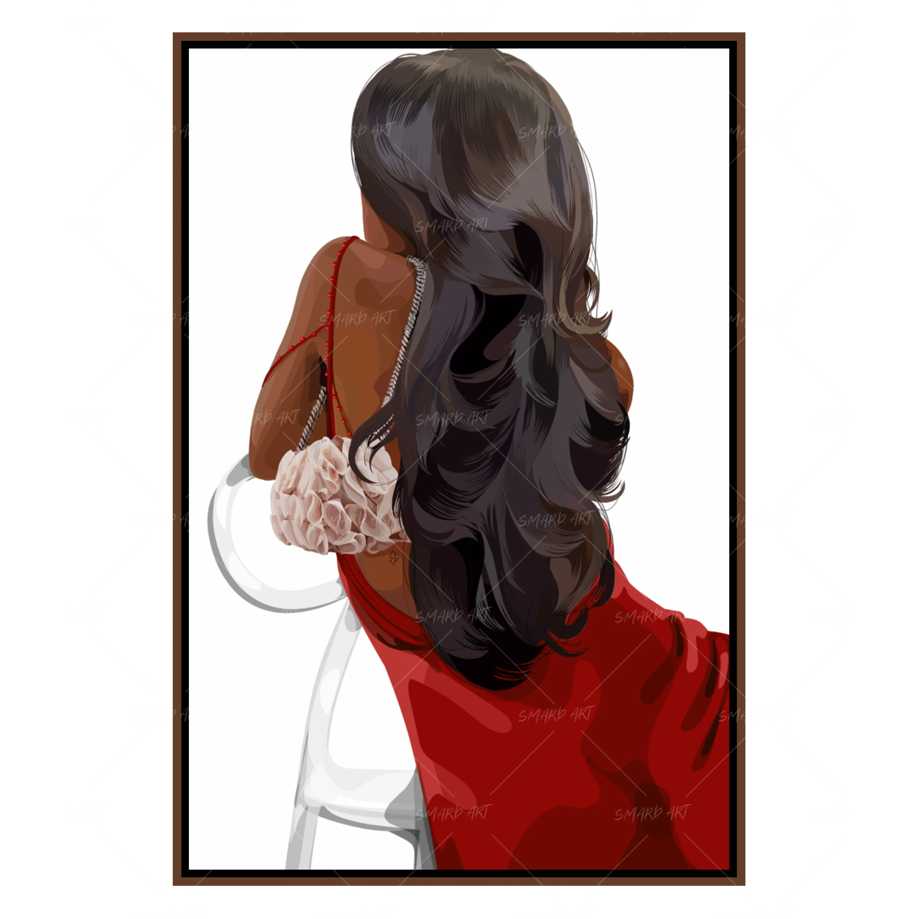 Lady in Red-Smard