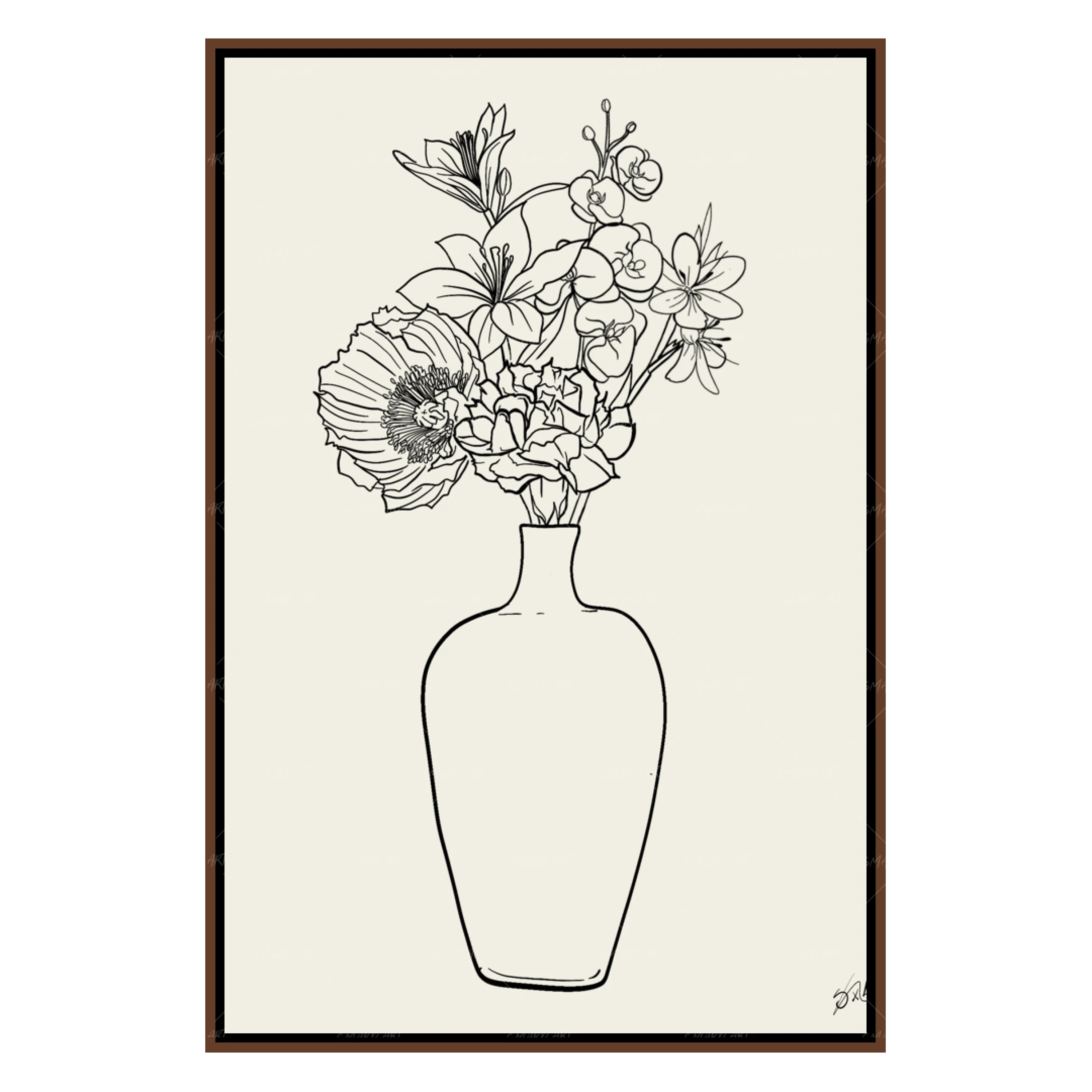Line Flowers (Smard X Anaya)-Smard