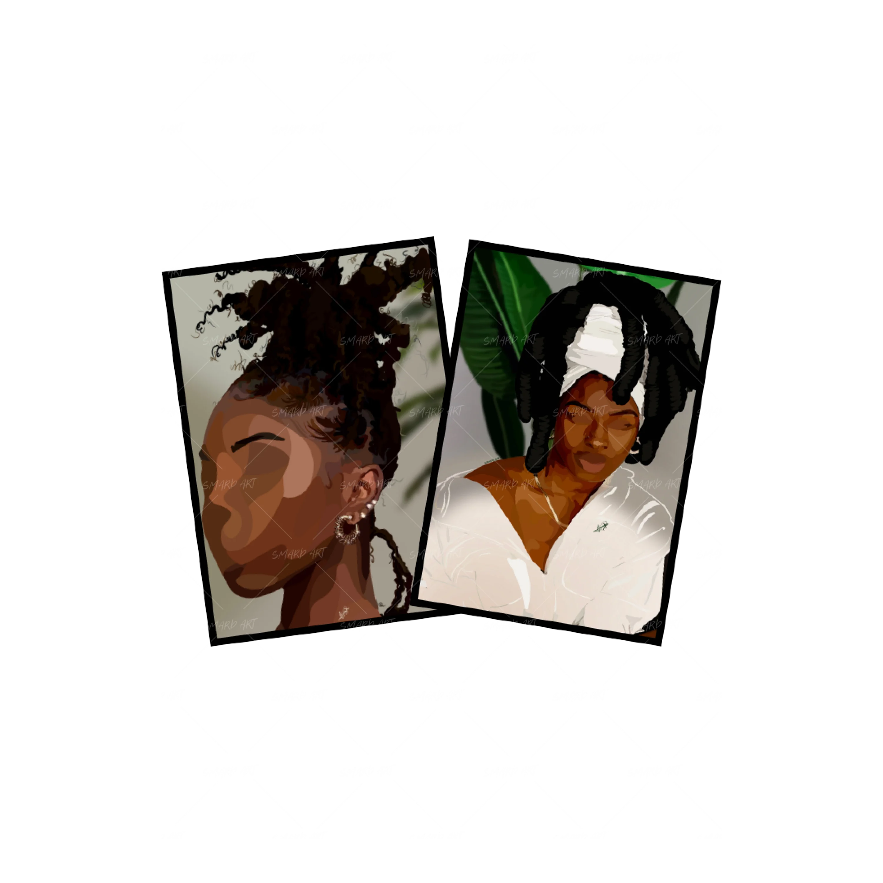Art Print Bundle : Locs Bae + Plant Mom IV