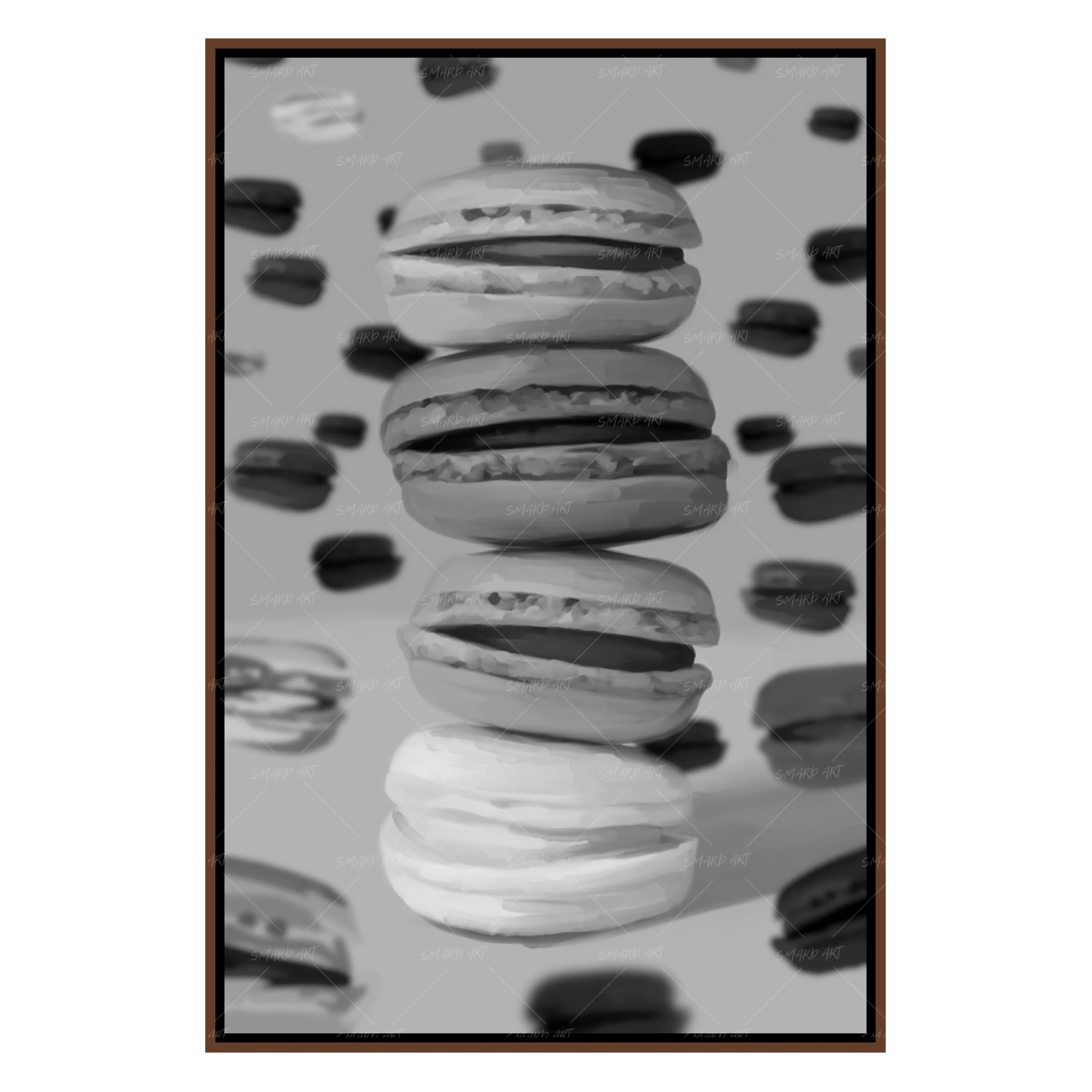 Macarons B&W-Smard