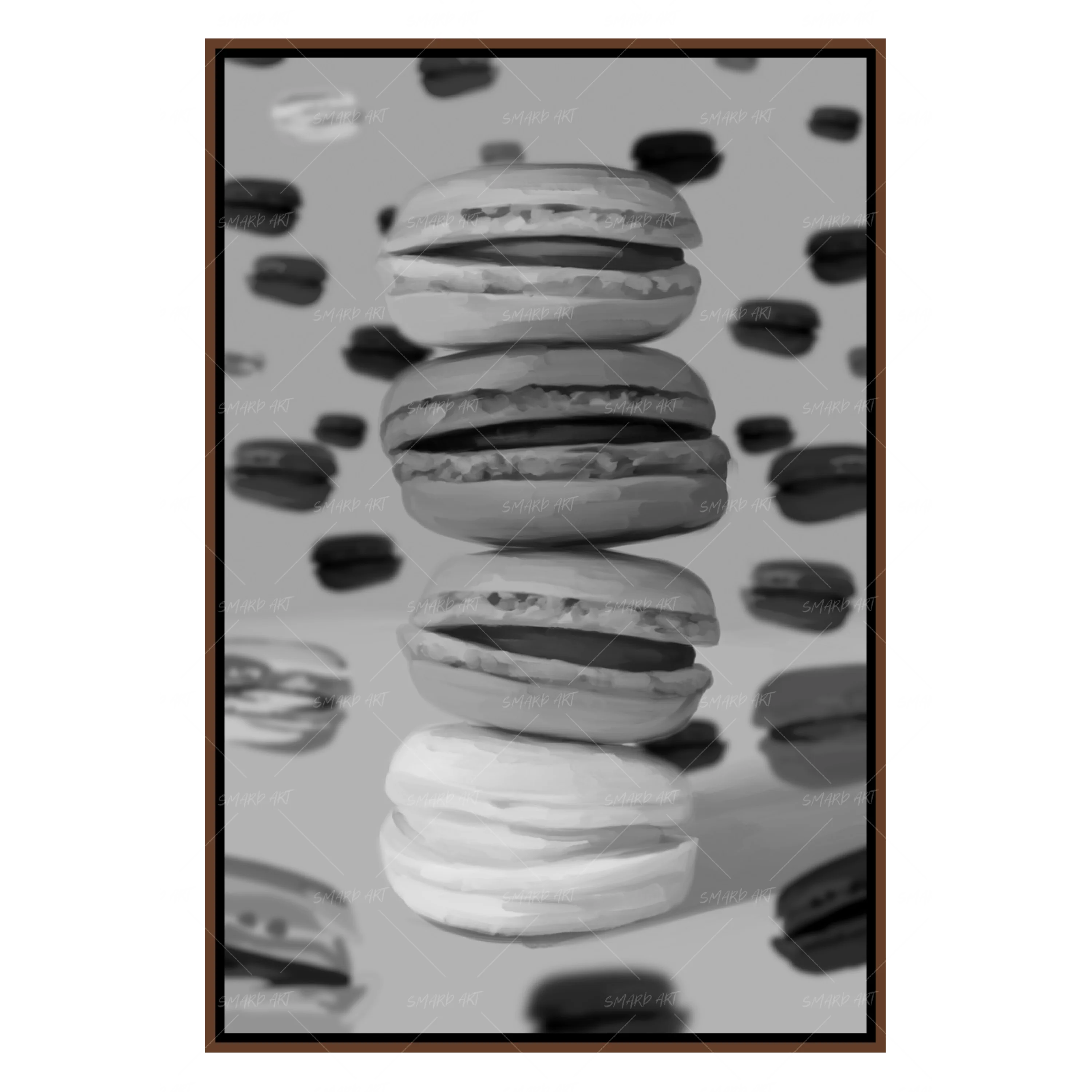 Macarons B&W-Smard