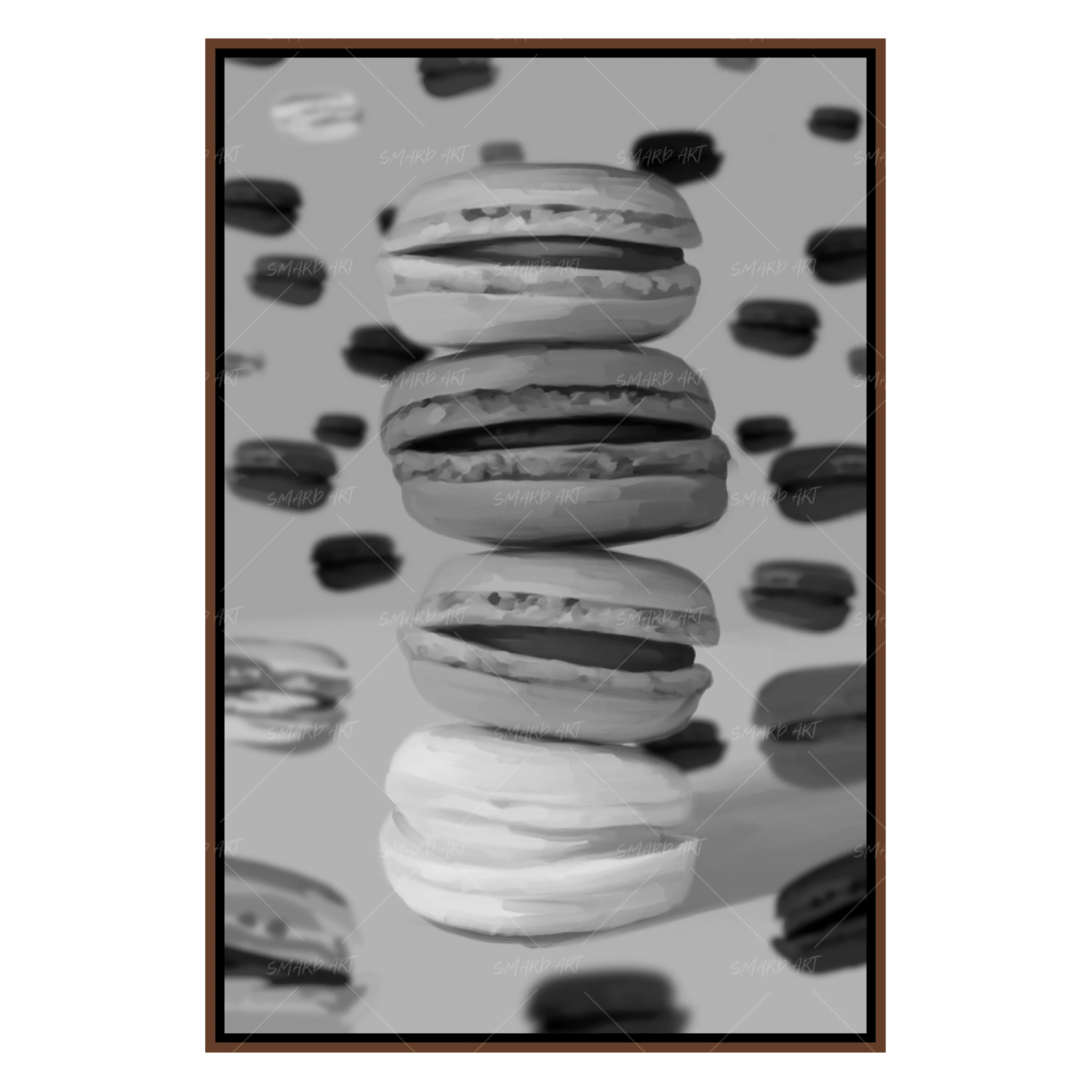 Macarons B&W-Smard