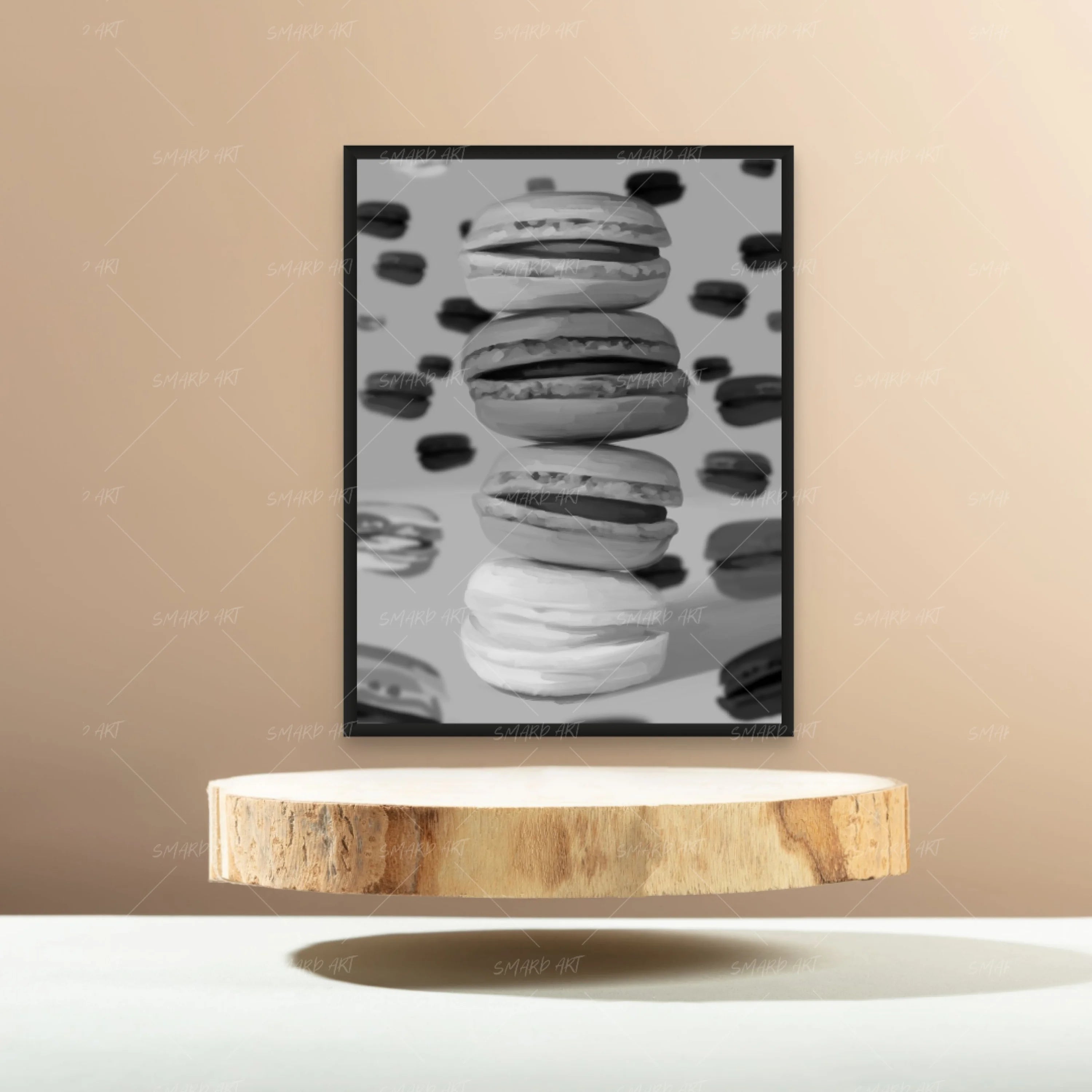 Macarons B&W-Smard