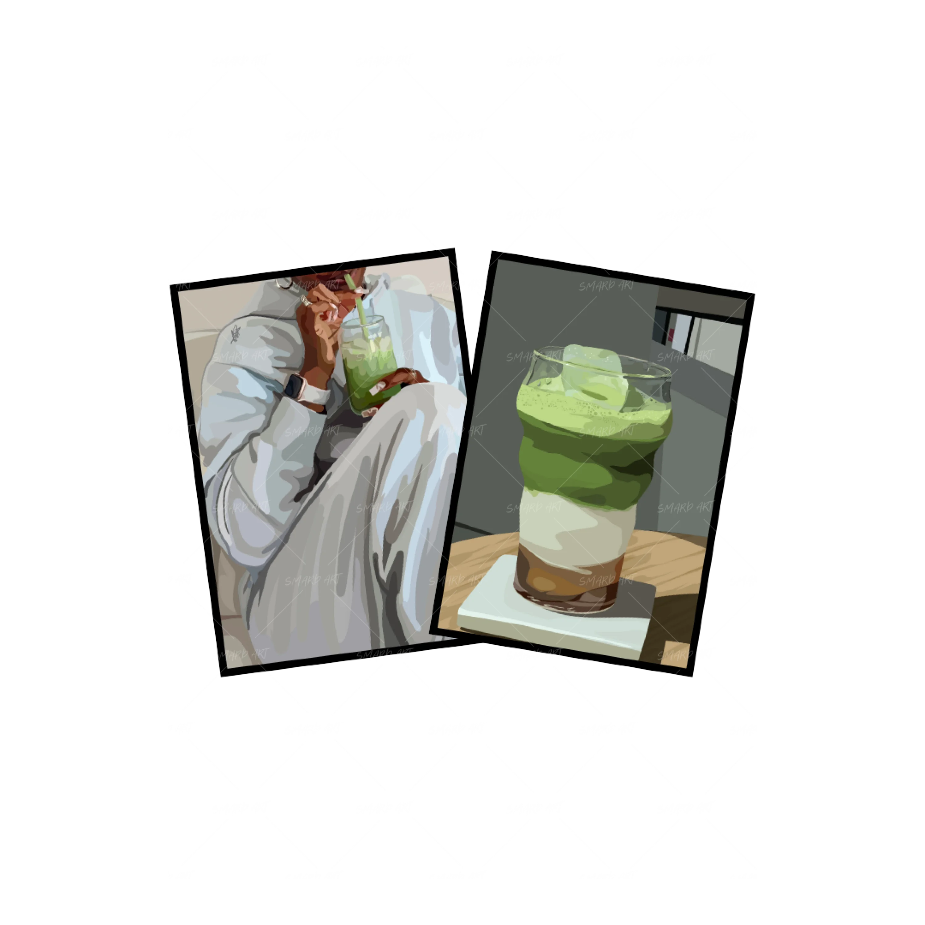 Art Print Bundle : Matcha Lover + Matcha Me