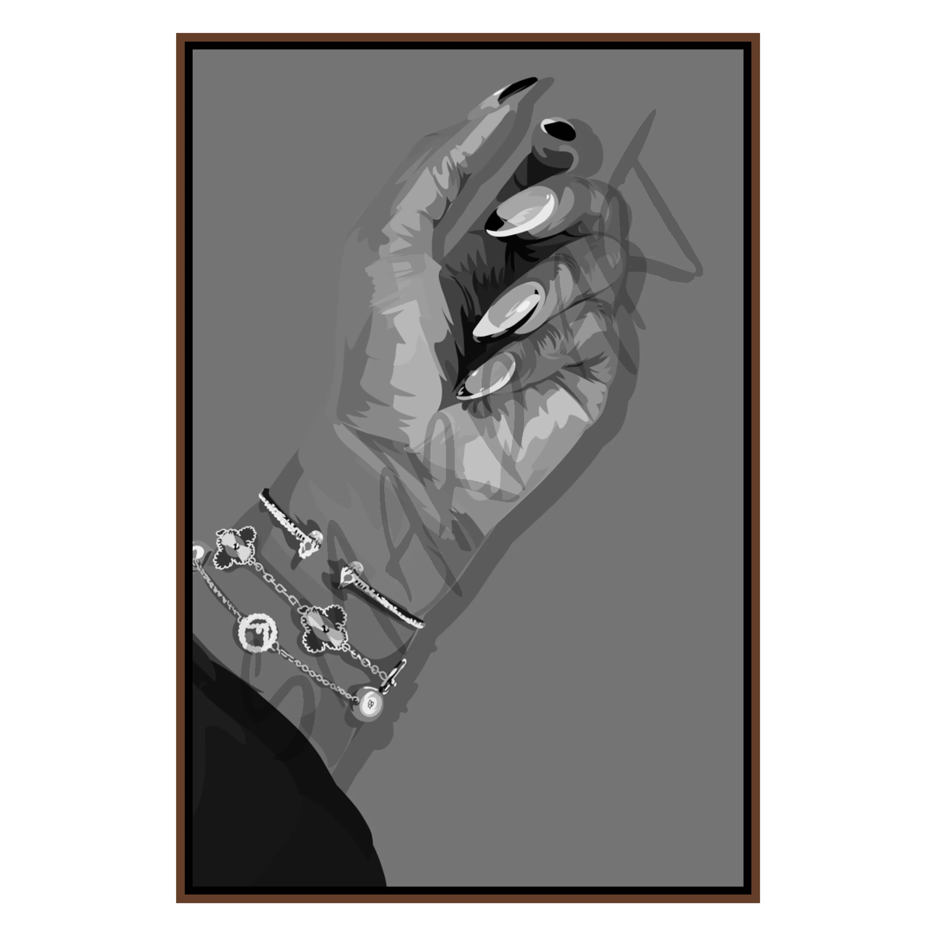 Nails Done III B&W