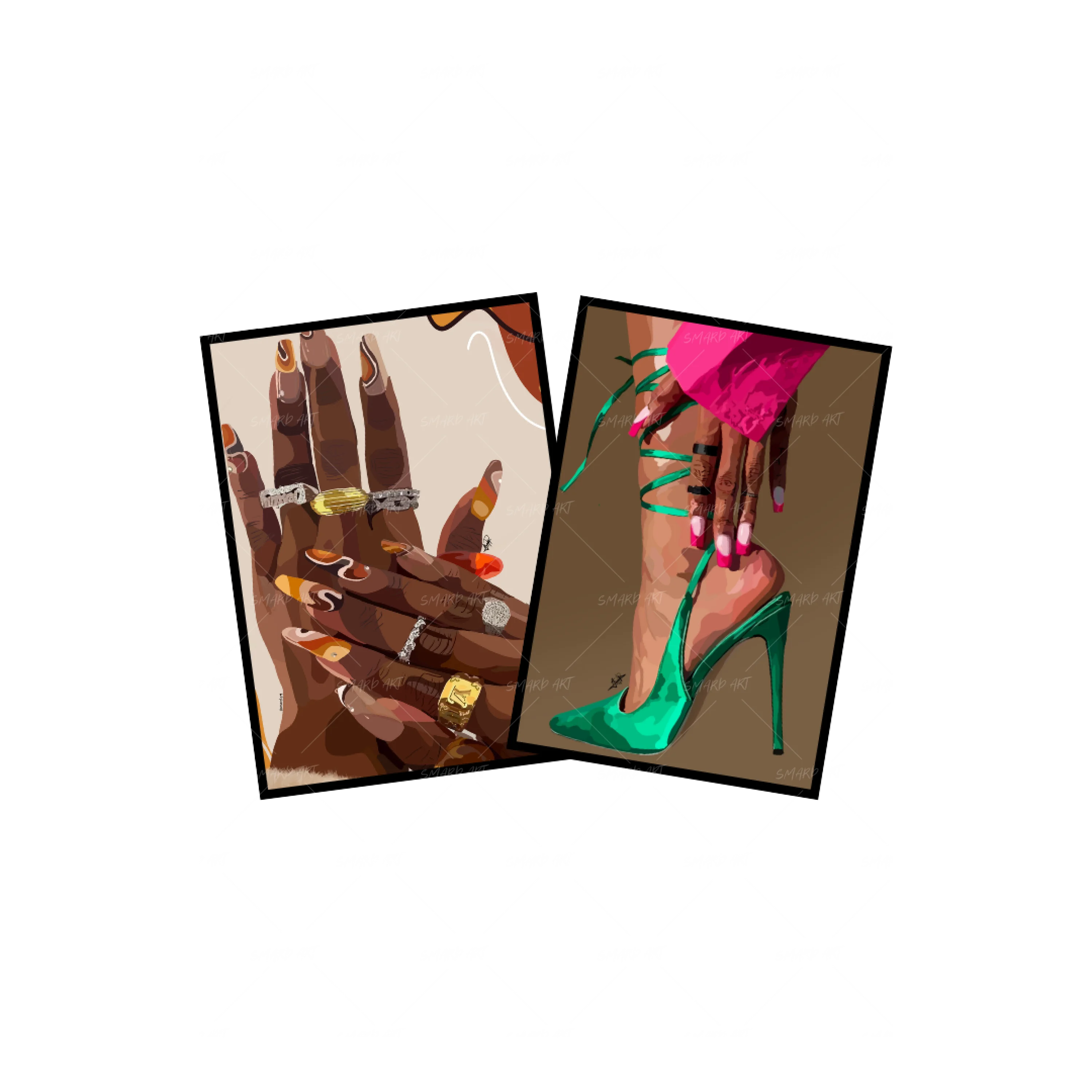 Art Print Bundle : Nails Done II + Sophisticated