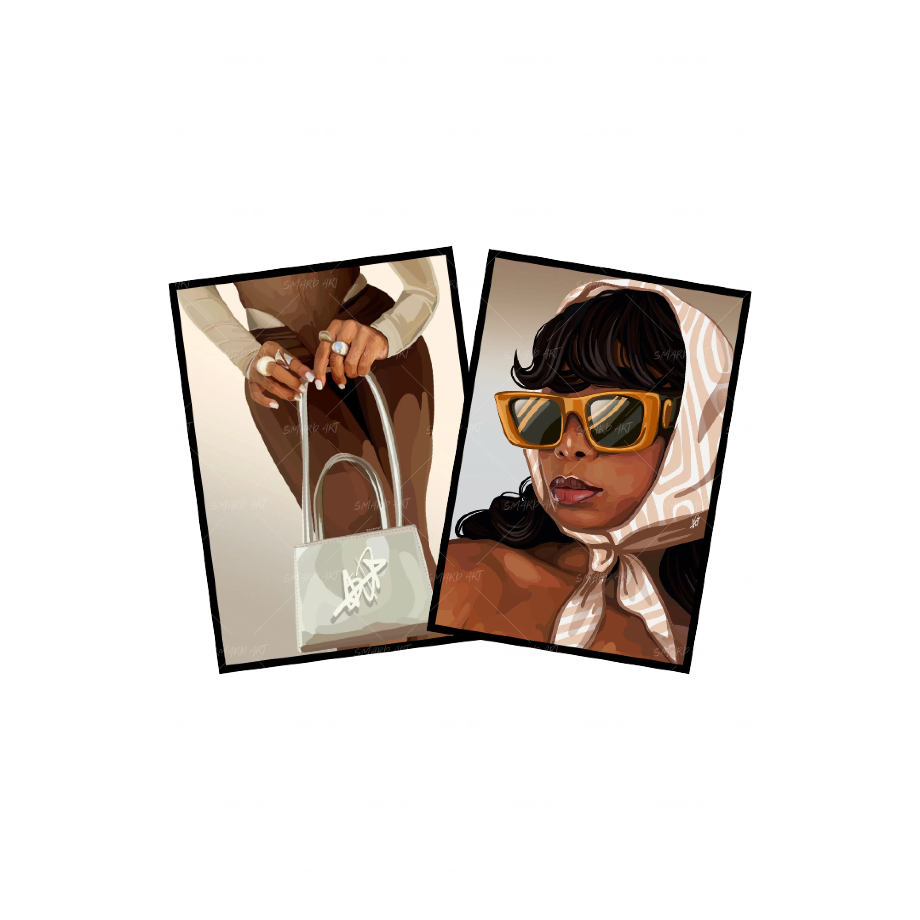 Art Print Bundle : Nude II + Rich Aunty