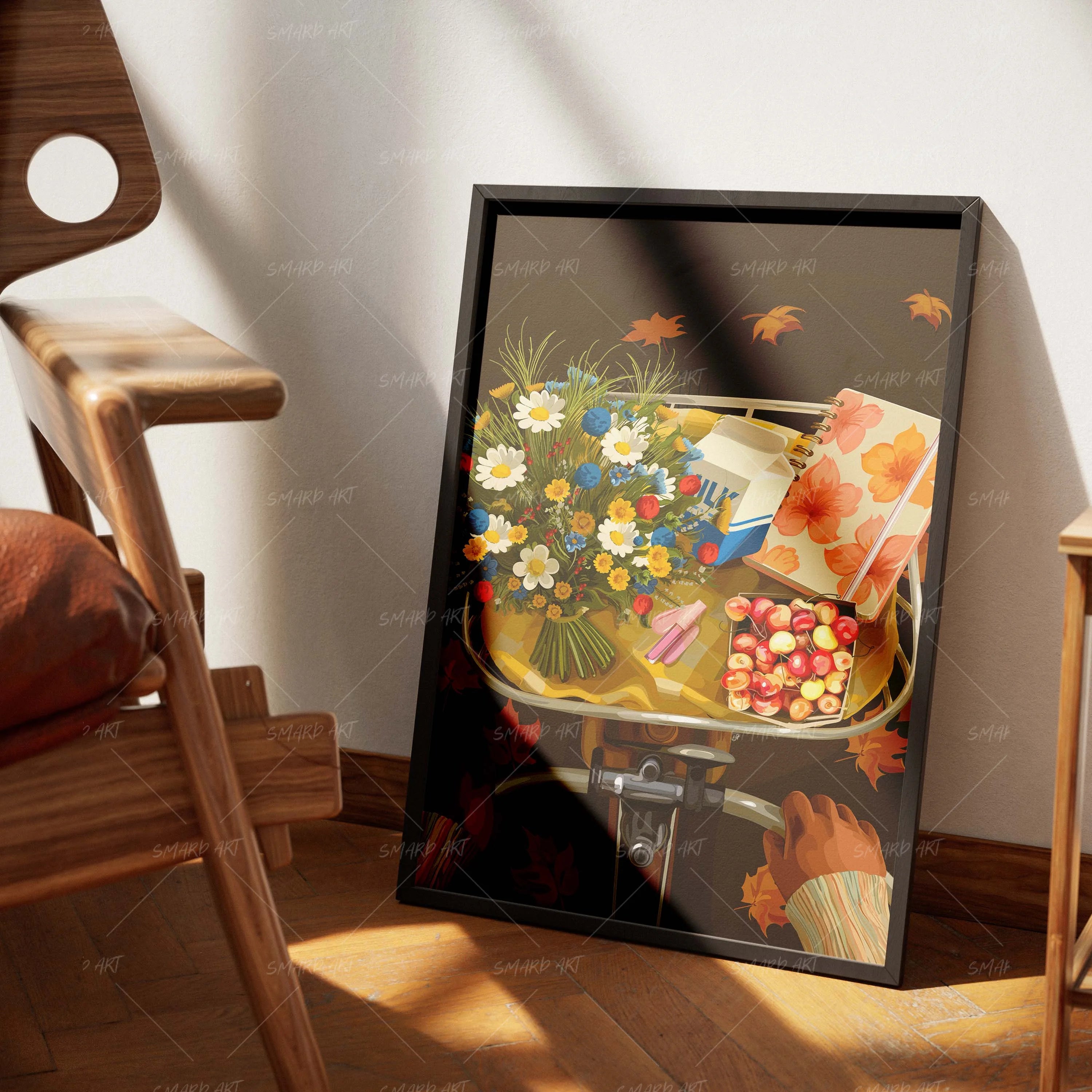 On The Go-wall art print featuring decorative artistic design suitable for living rooms, offices, and schools by SmardArt. Elevate your space with Black wall art that speaks to culture, identity, and creativity. At Smard, we celebrate artistry made with melanin, bringing powerful and inspiring designs to life.