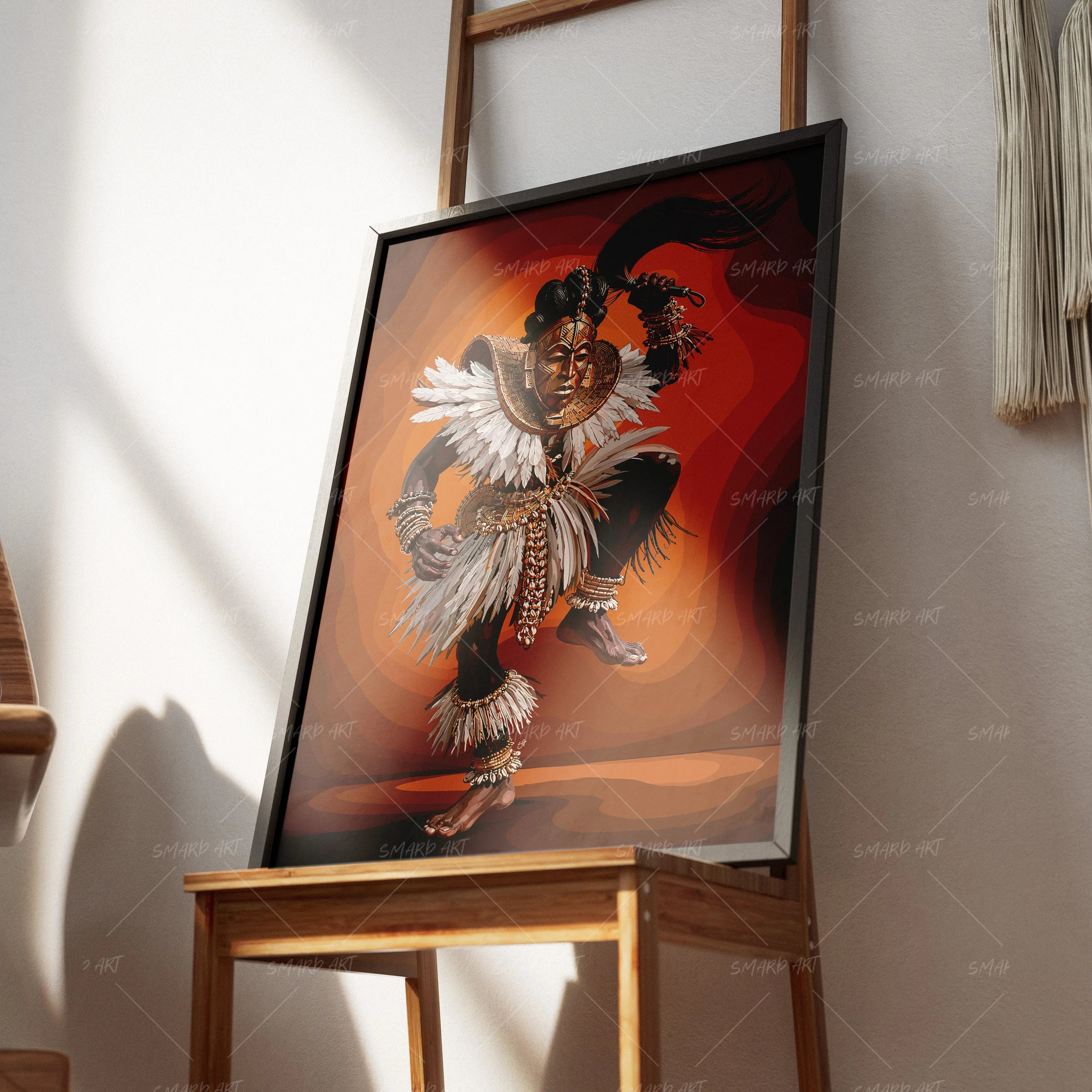 Old World Groove-wall art print featuring decorative artistic design suitable for living rooms, offices, and schools by SmardArt. Elevate your space with Black wall art that speaks to culture, identity, and creativity. At Smard, we celebrate artistry made with melanin, bringing powerful and inspiring designs to life.