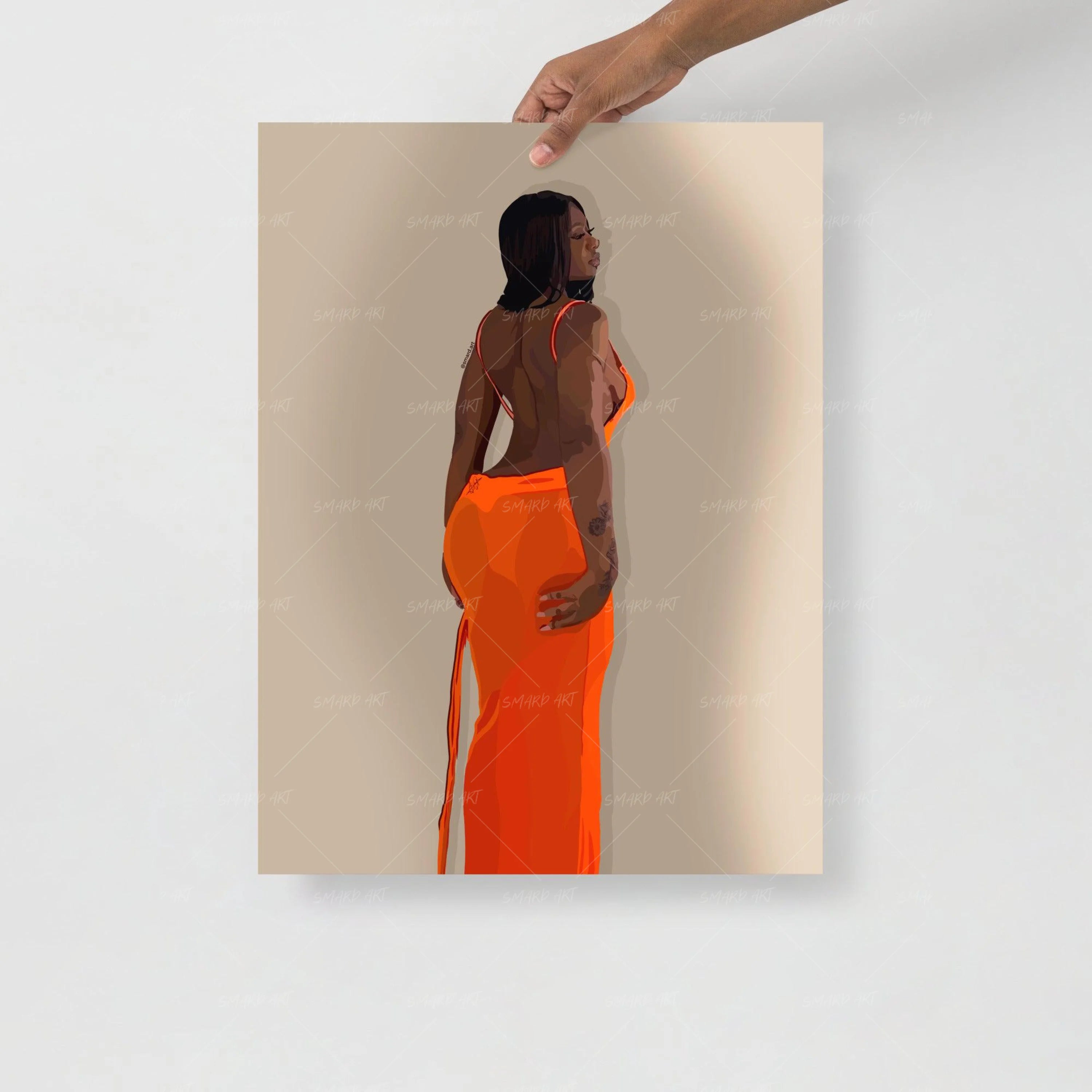 Orange Dress-Smard