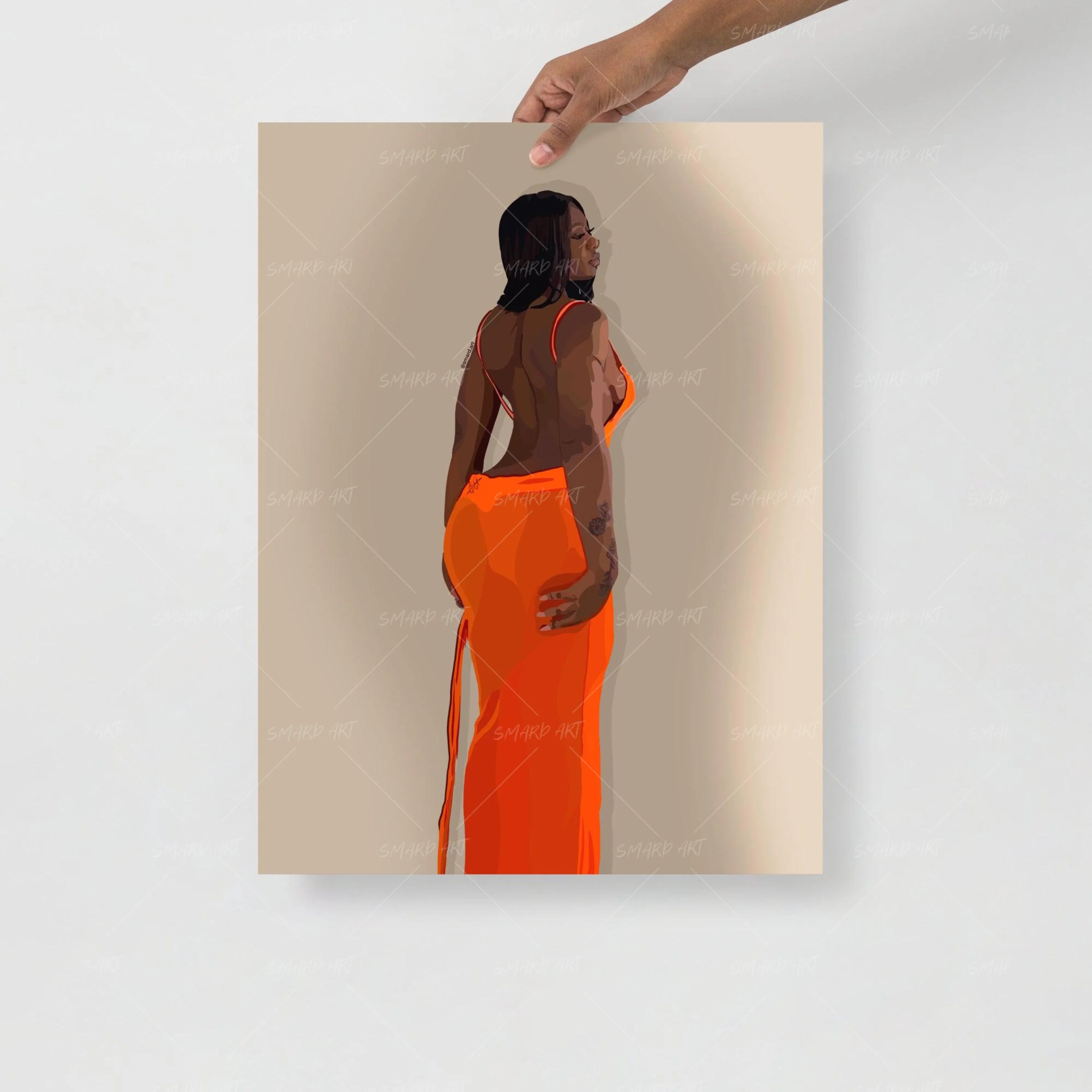Orange Dress-Smard