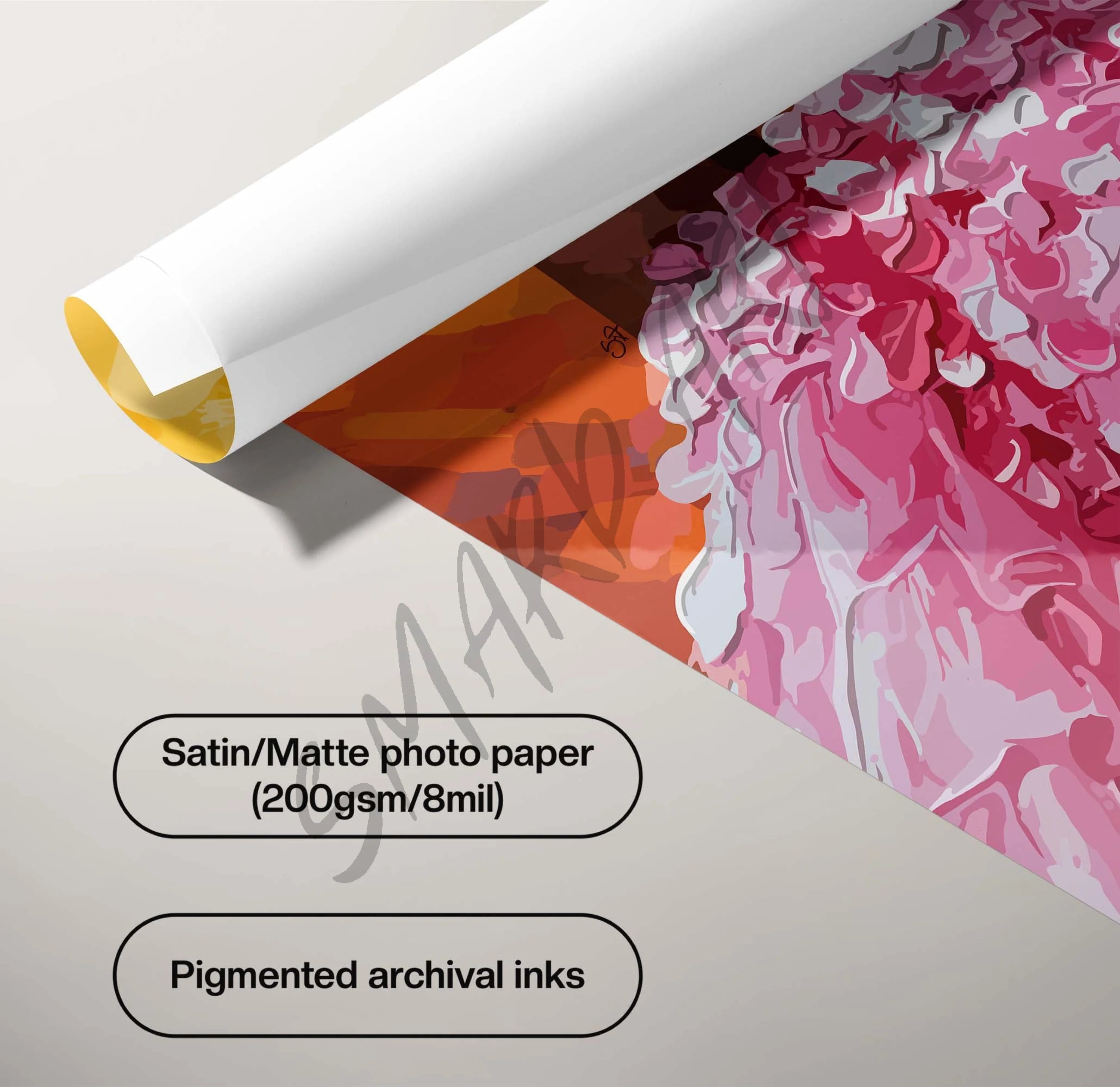 Paint Strokes-wall art print featuring decorative artistic design suitable for living rooms, offices, and schools by SmardArt. Elevate your space with Black wall art that speaks to culture, identity, and creativity. At Smard, we celebrate artistry made with melanin, bringing powerful and inspiring designs to life.