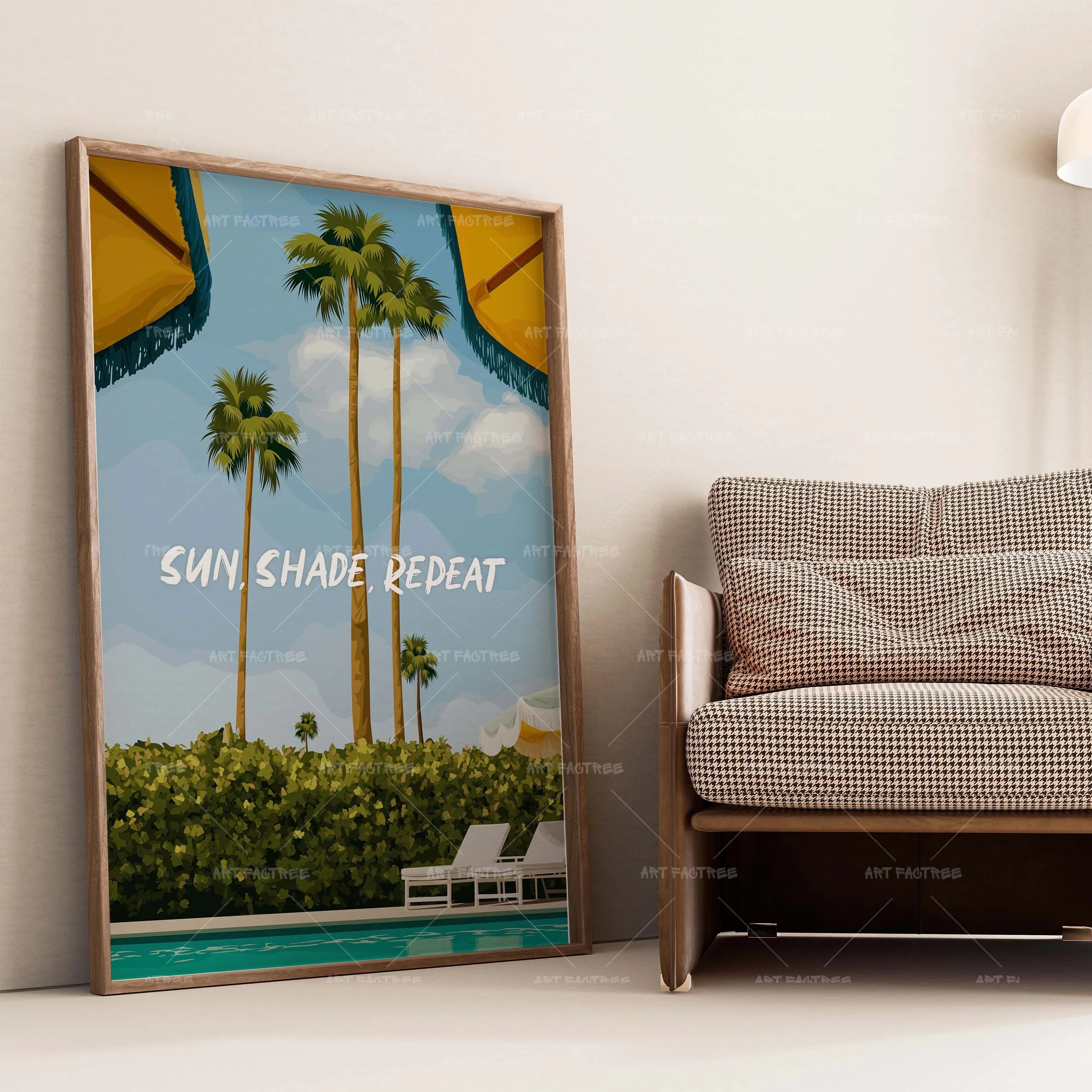 Palm Side (Smard X Anaya)-wall art print featuring decorative artistic design suitable for living rooms, offices, and schools by SmardArt. Elevate your space with Black wall art that speaks to culture, identity, and creativity. At Smard, we celebrate artistry made with melanin, bringing powerful and inspiring designs to life.