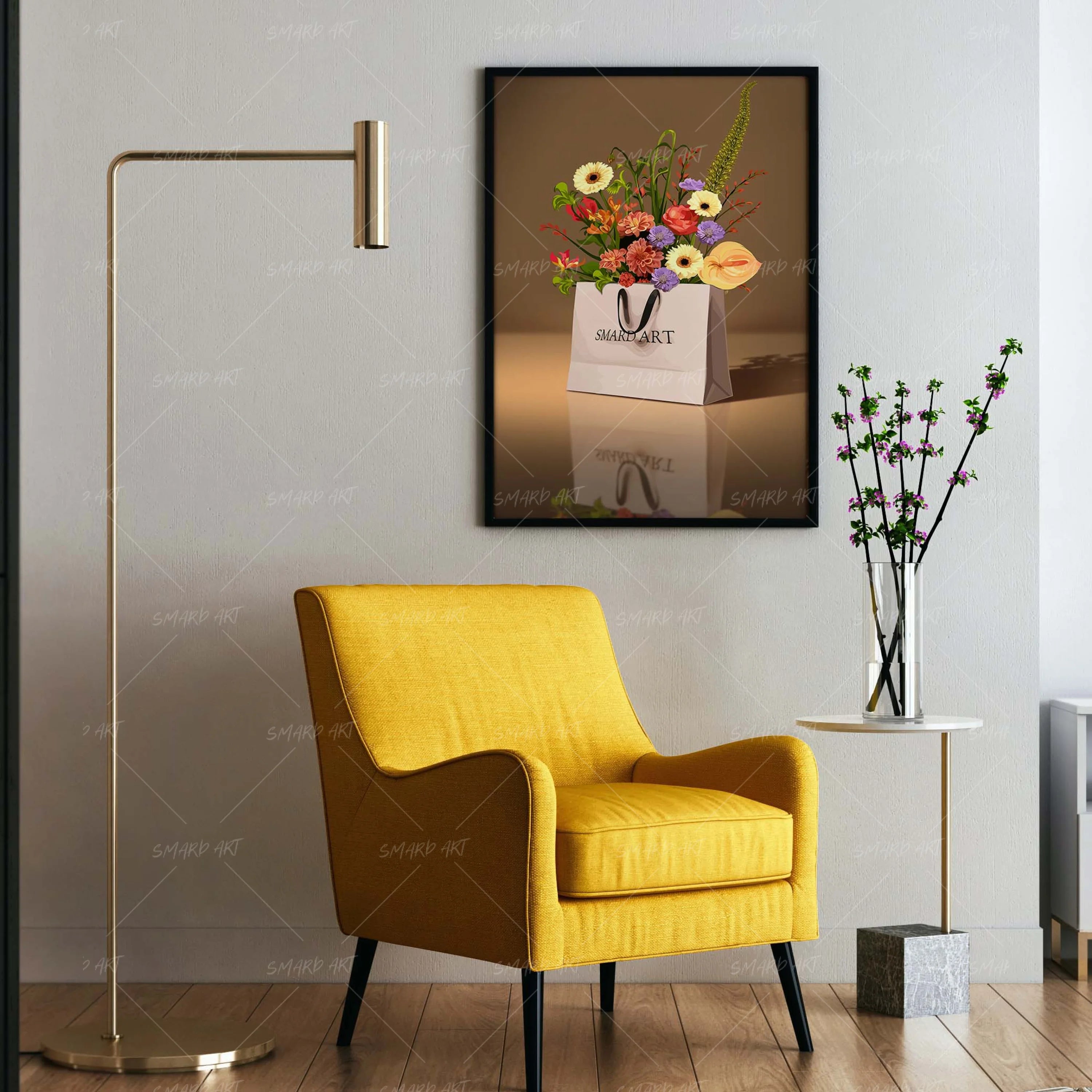Paper Petals-wall art print featuring decorative artistic design suitable for living rooms, offices, and schools by SmardArt. Elevate your space with Black wall art that speaks to culture, identity, and creativity. At Smard, we celebrate artistry made with melanin, bringing powerful and inspiring designs to life.