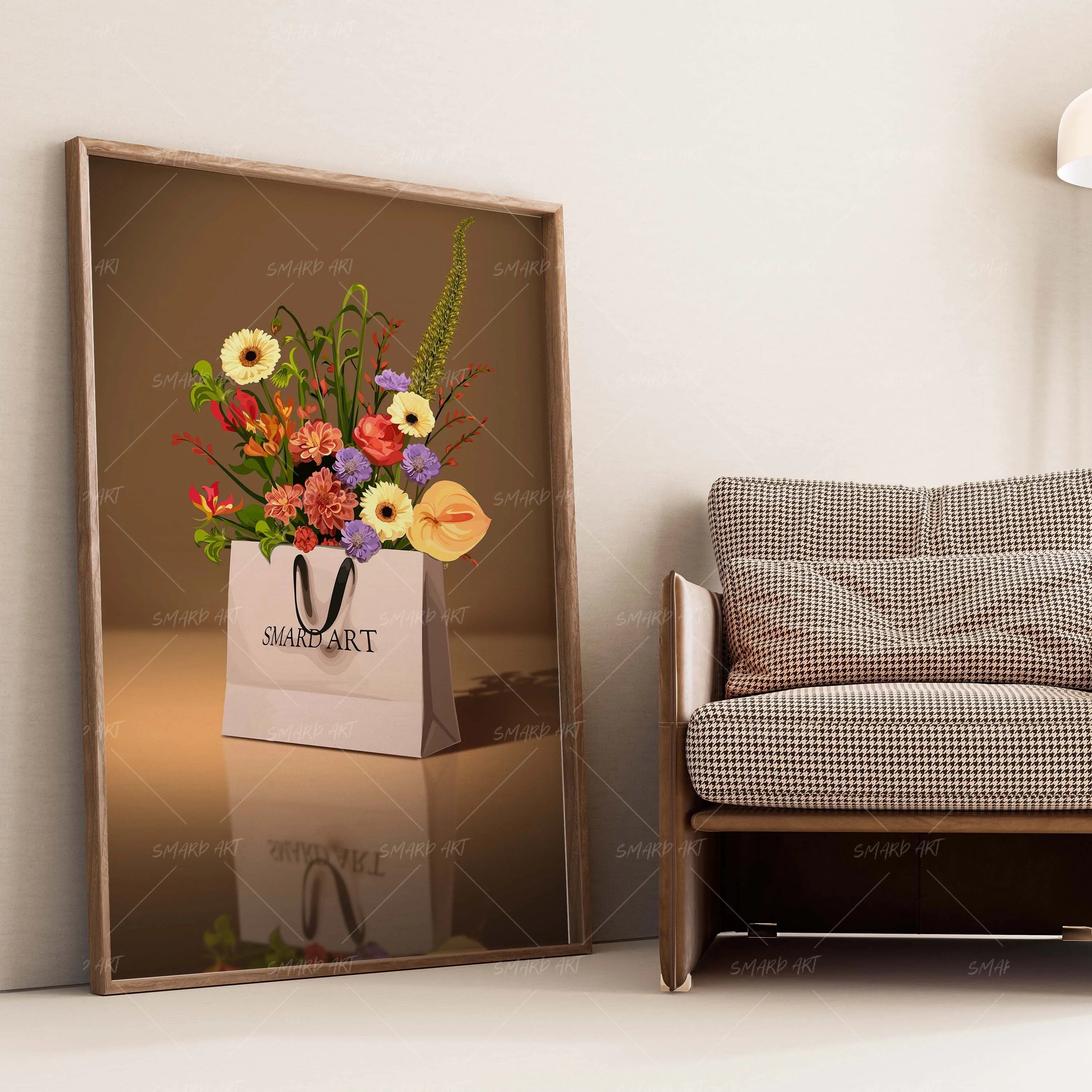 Paper Petals-wall art print featuring decorative artistic design suitable for living rooms, offices, and schools by SmardArt. Elevate your space with Black wall art that speaks to culture, identity, and creativity. At Smard, we celebrate artistry made with melanin, bringing powerful and inspiring designs to life.