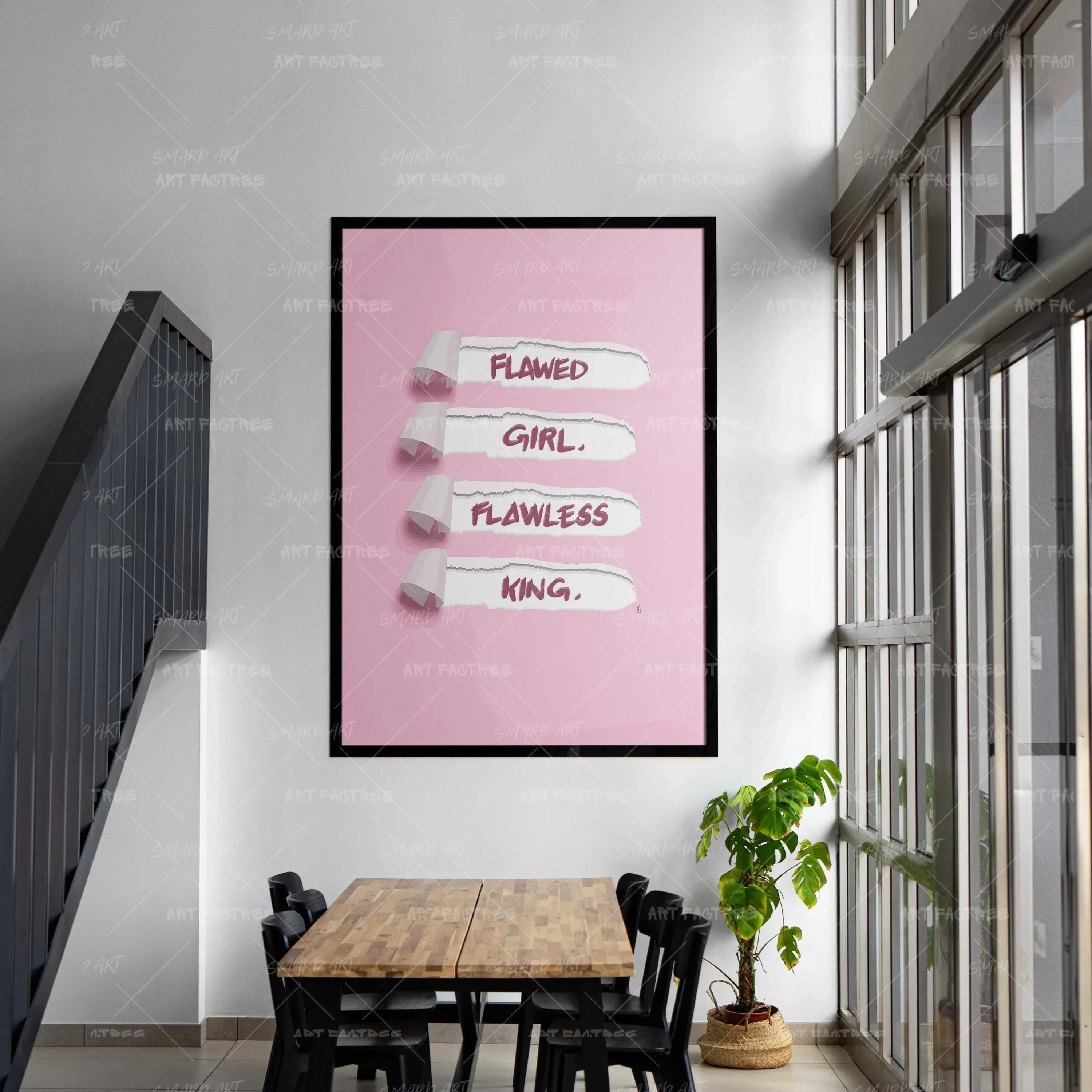 Perfected In Him-wall art print featuring decorative artistic design suitable for living rooms, offices, and schools by SmardArt. Elevate your space with Black wall art that speaks to culture, identity, and creativity. At Smard, we celebrate artistry made with melanin, bringing powerful and inspiring designs to life.