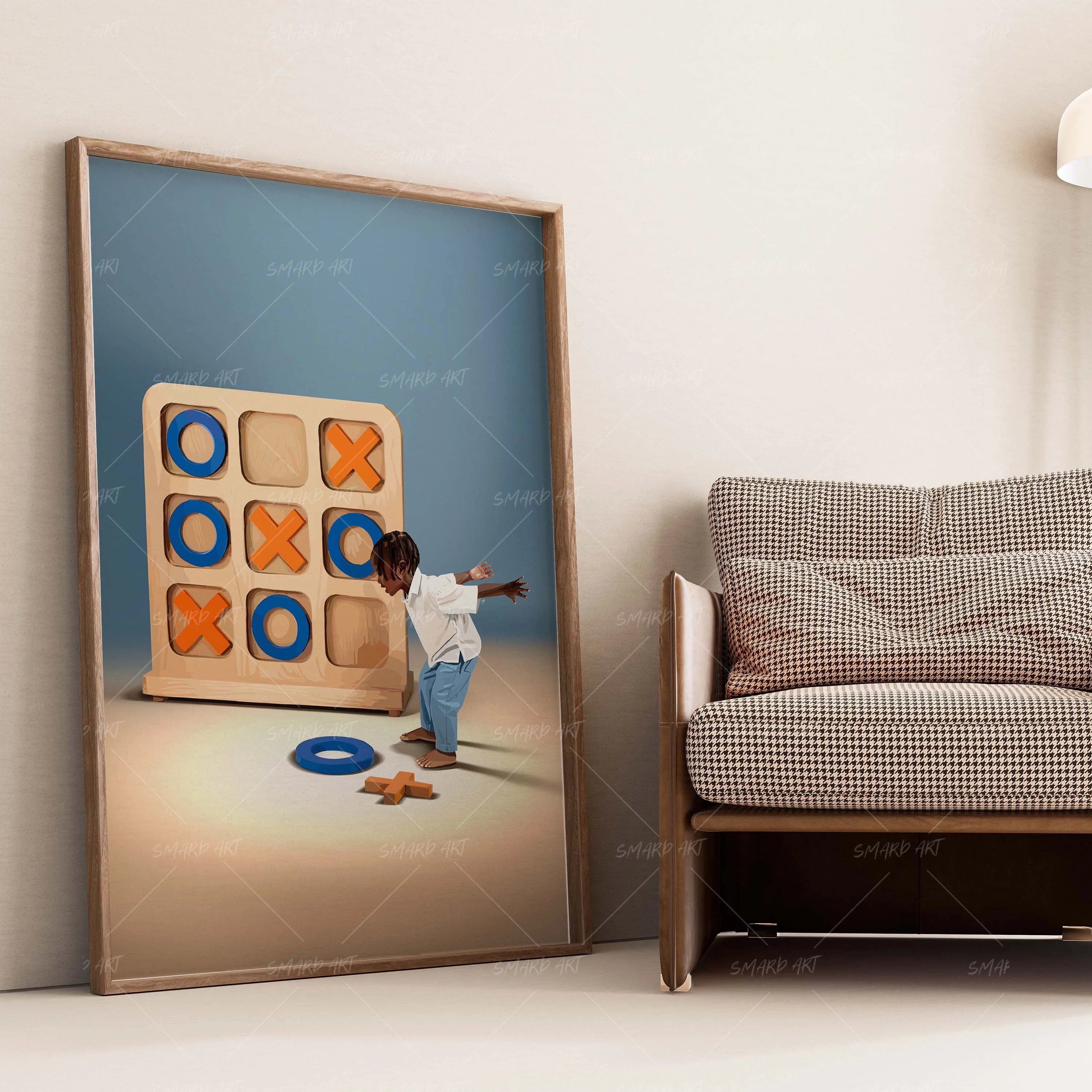 Perfect Fit-wall art print featuring decorative artistic design suitable for living rooms, offices, and schools by SmardArt. Elevate your space with Black wall art that speaks to culture, identity, and creativity. At Smard, we celebrate artistry made with melanin, bringing powerful and inspiring designs to life.