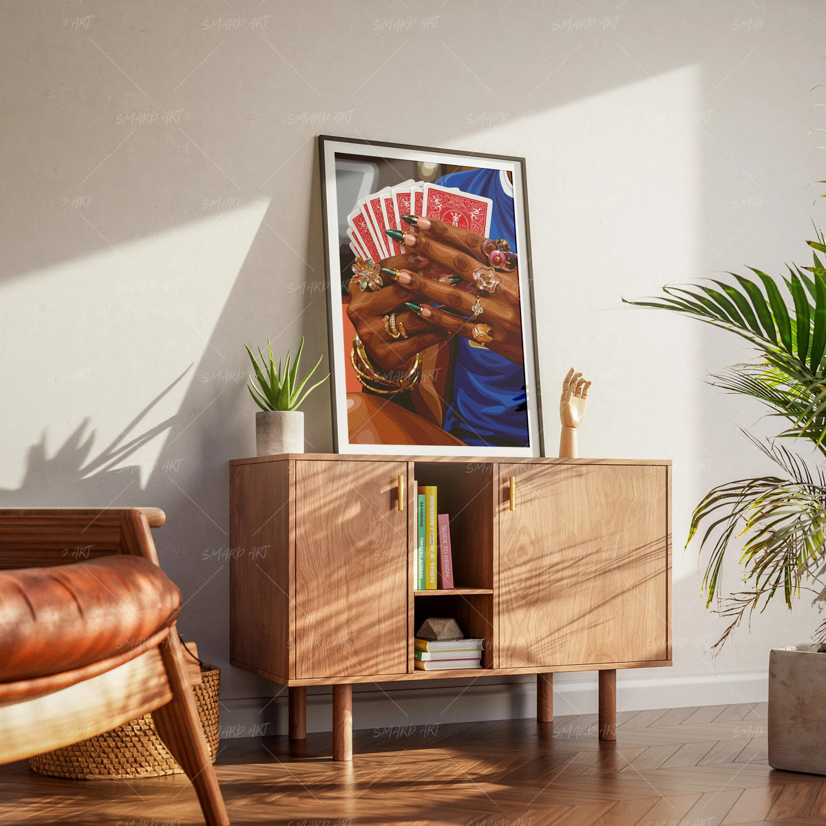 Play The Game-wall art print featuring decorative artistic design suitable for living rooms, offices, and schools by SmardArt. Elevate your space with Black wall art that speaks to culture, identity, and creativity. At Smard, we celebrate artistry made with melanin, bringing powerful and inspiring designs to life.