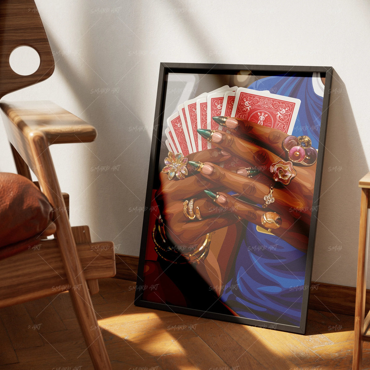 Play The Game-wall art print featuring decorative artistic design suitable for living rooms, offices, and schools by SmardArt. Elevate your space with Black wall art that speaks to culture, identity, and creativity. At Smard, we celebrate artistry made with melanin, bringing powerful and inspiring designs to life.