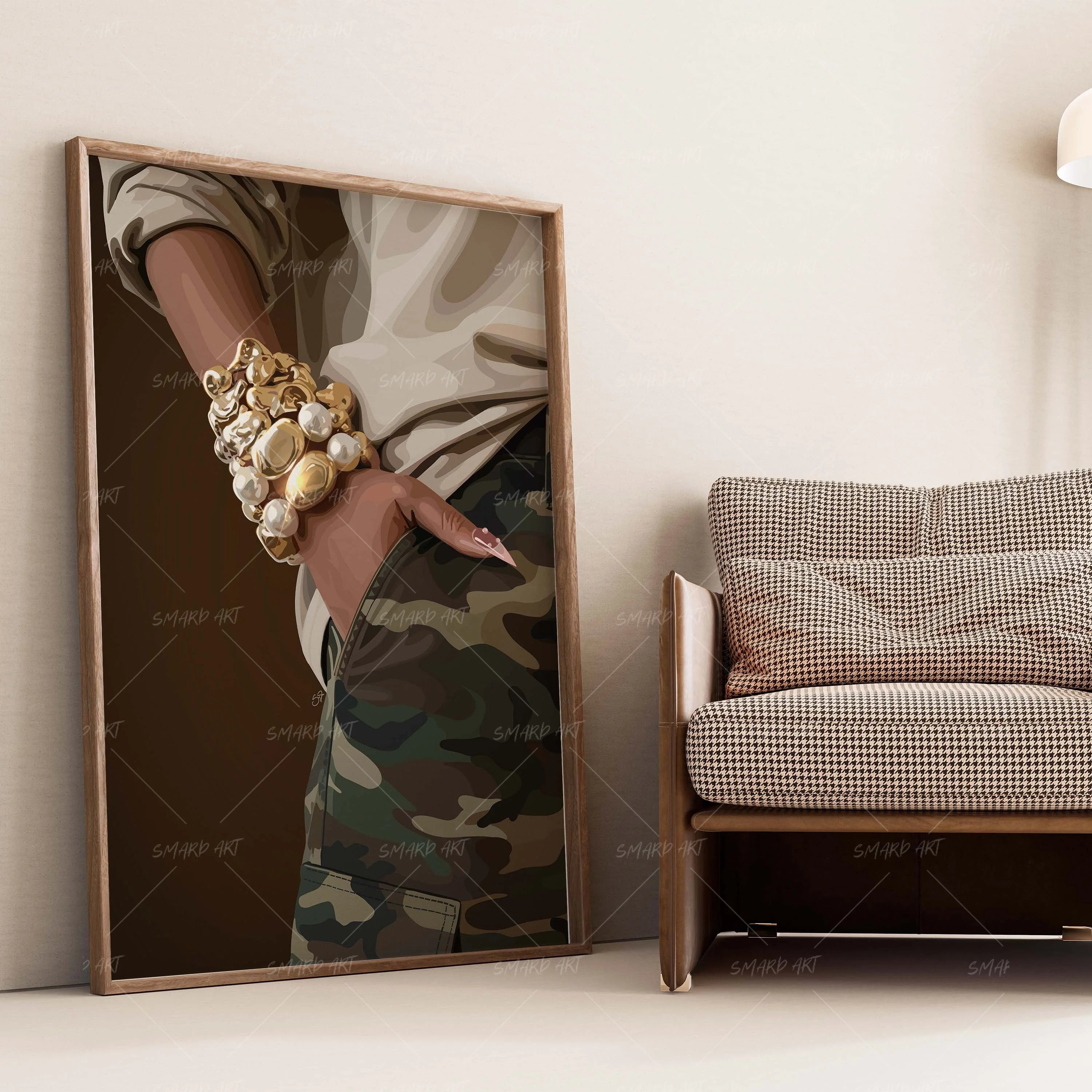 Pocket Drip-wall art print featuring decorative artistic design suitable for living rooms, offices, and schools by SmardArt. Elevate your space with Black wall art that speaks to culture, identity, and creativity. At Smard, we celebrate artistry made with melanin, bringing powerful and inspiring designs to life.