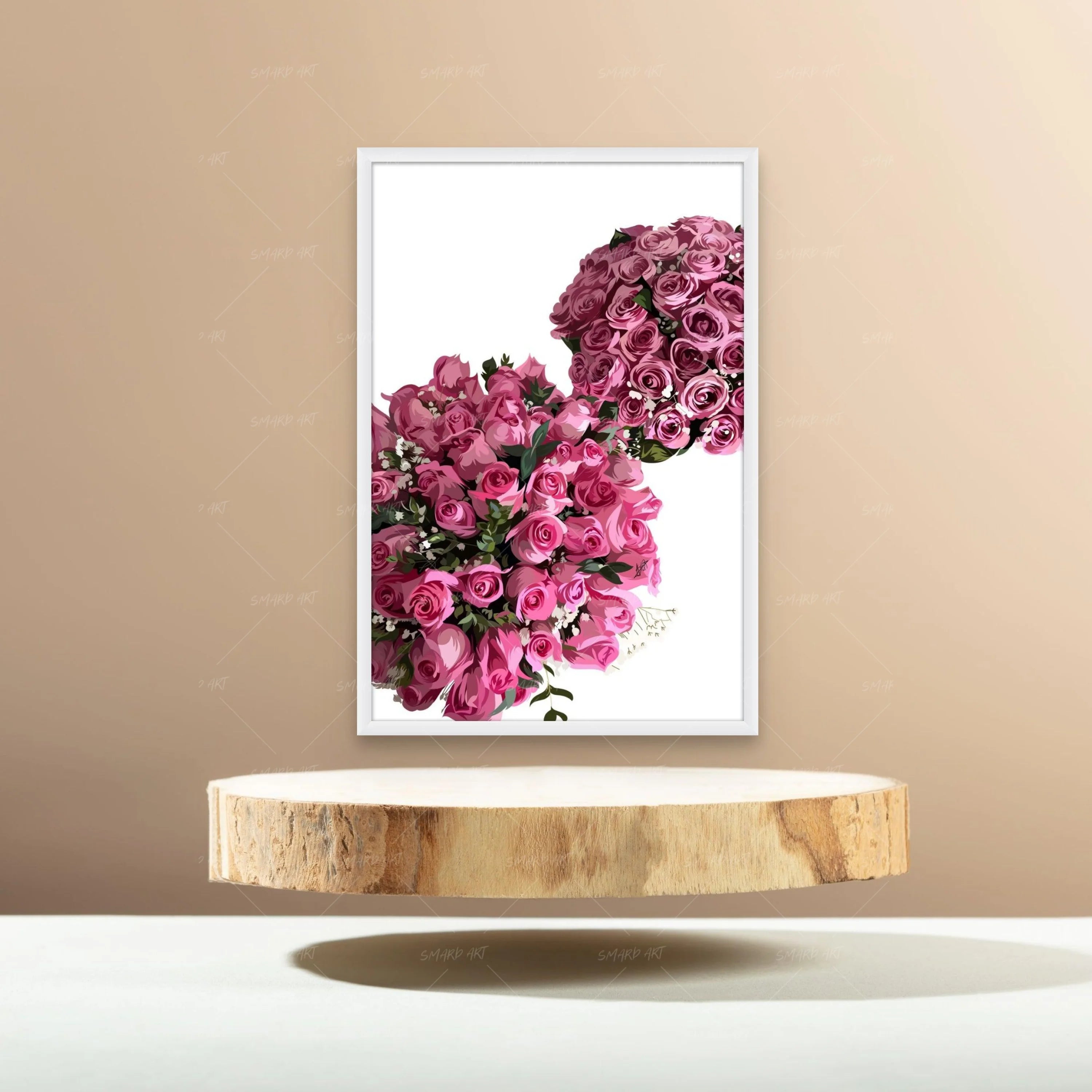 Pink Roses II-Smard