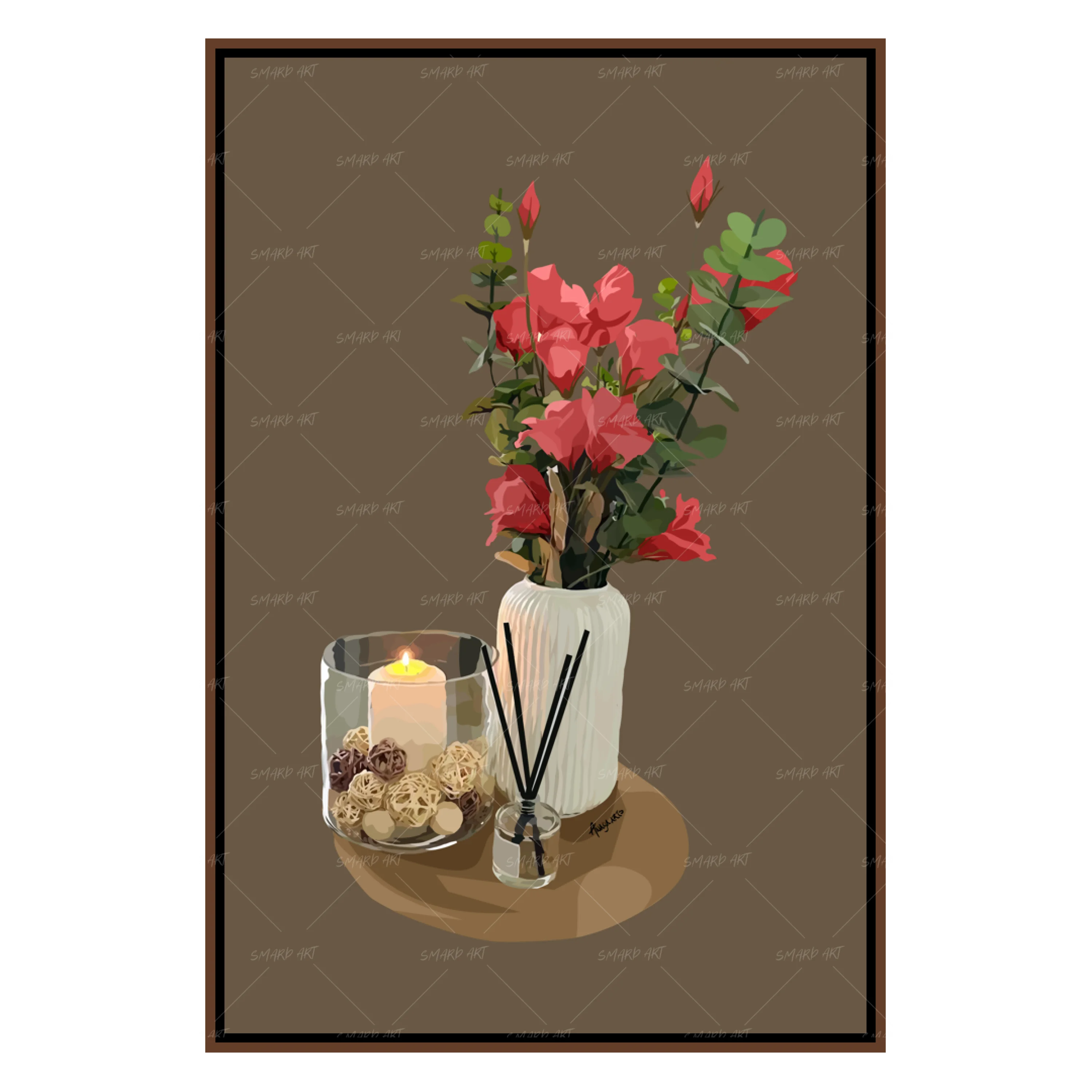 Pink Flowers (Smard X Anaya)-Smard