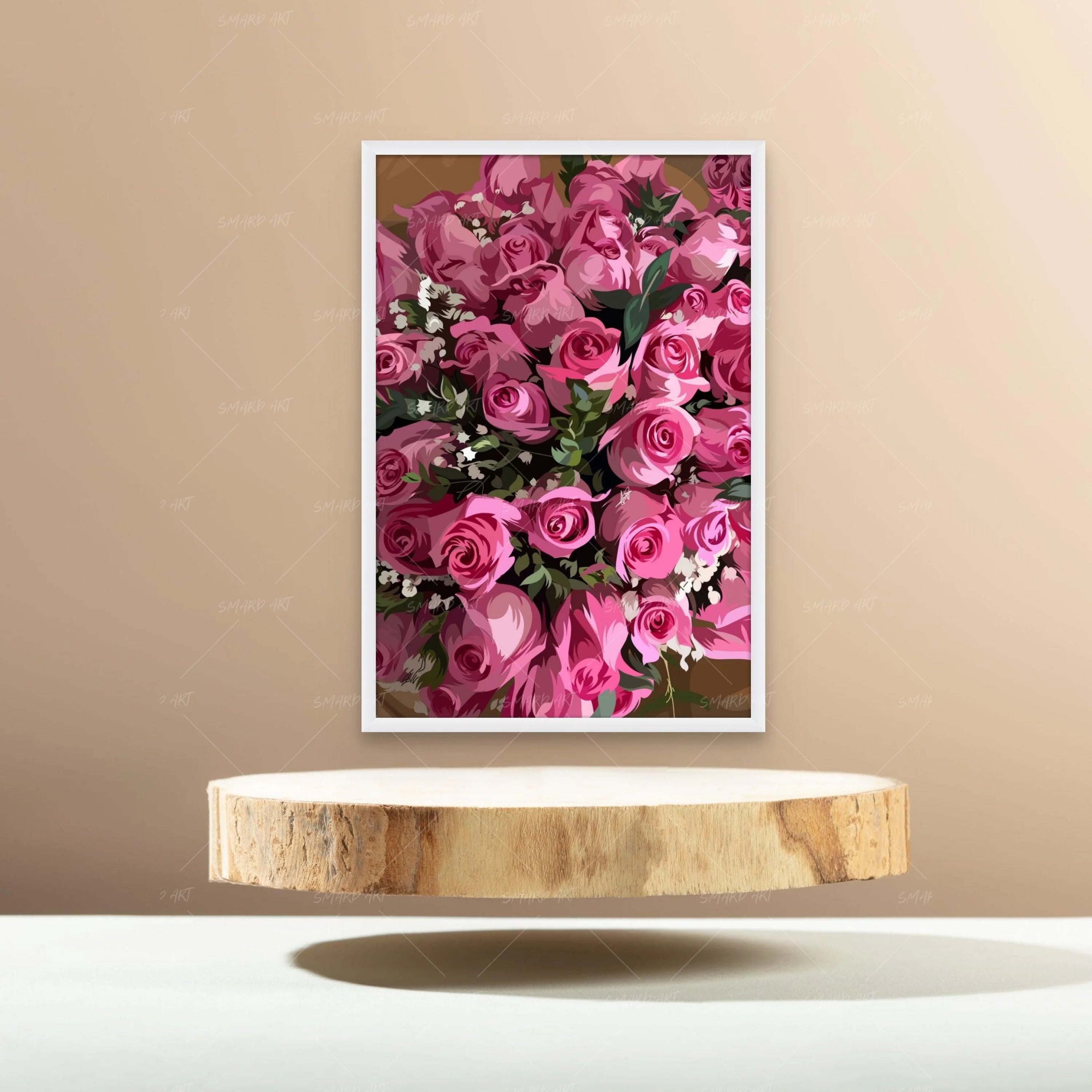 Pink Roses I-Smard