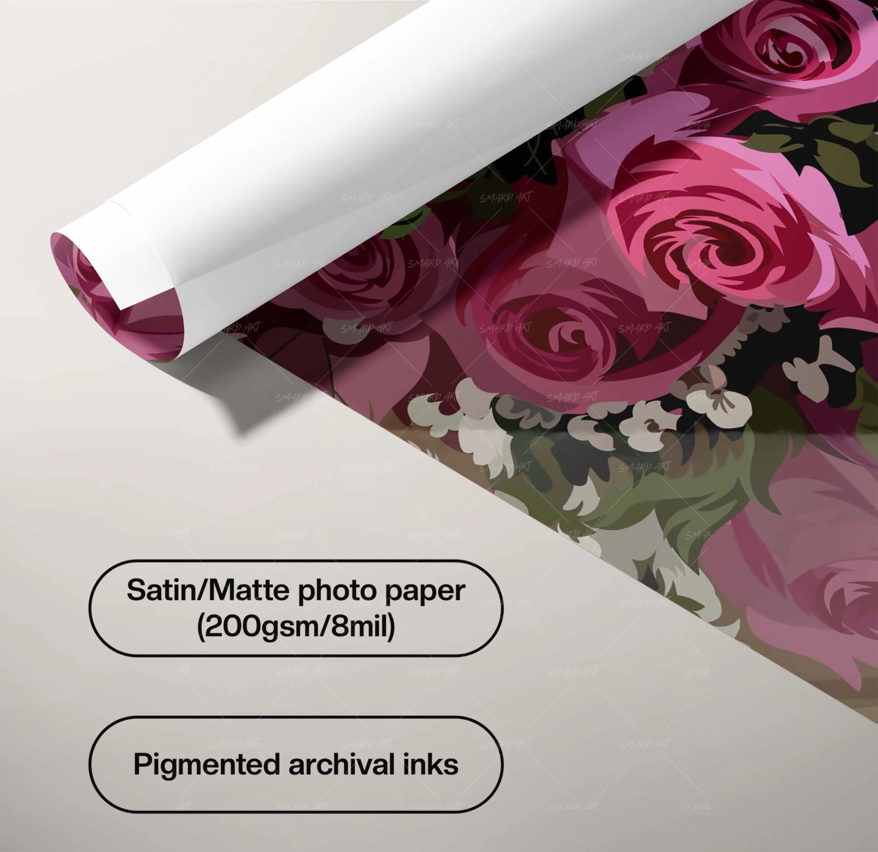 Pink Roses I-Smard