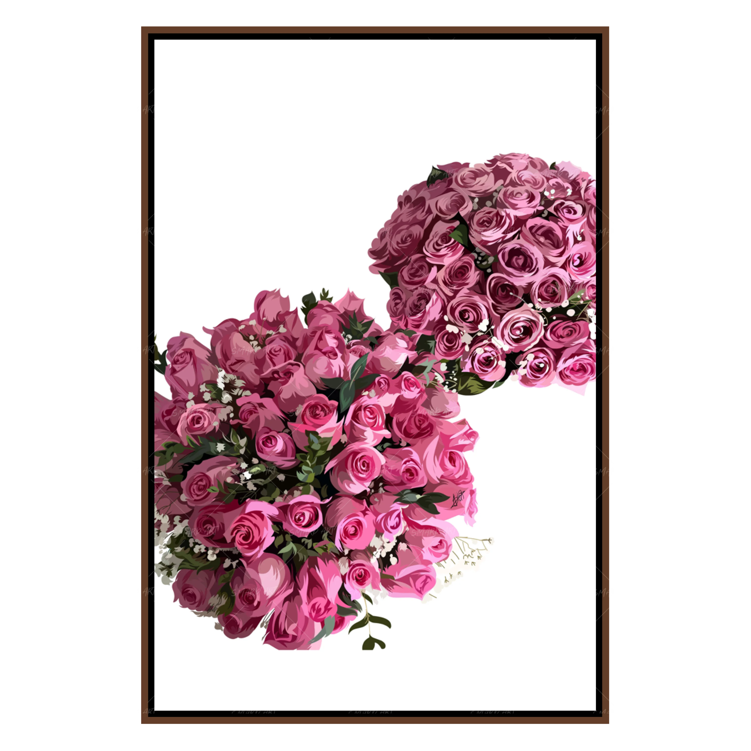 Pink Roses II-Smard