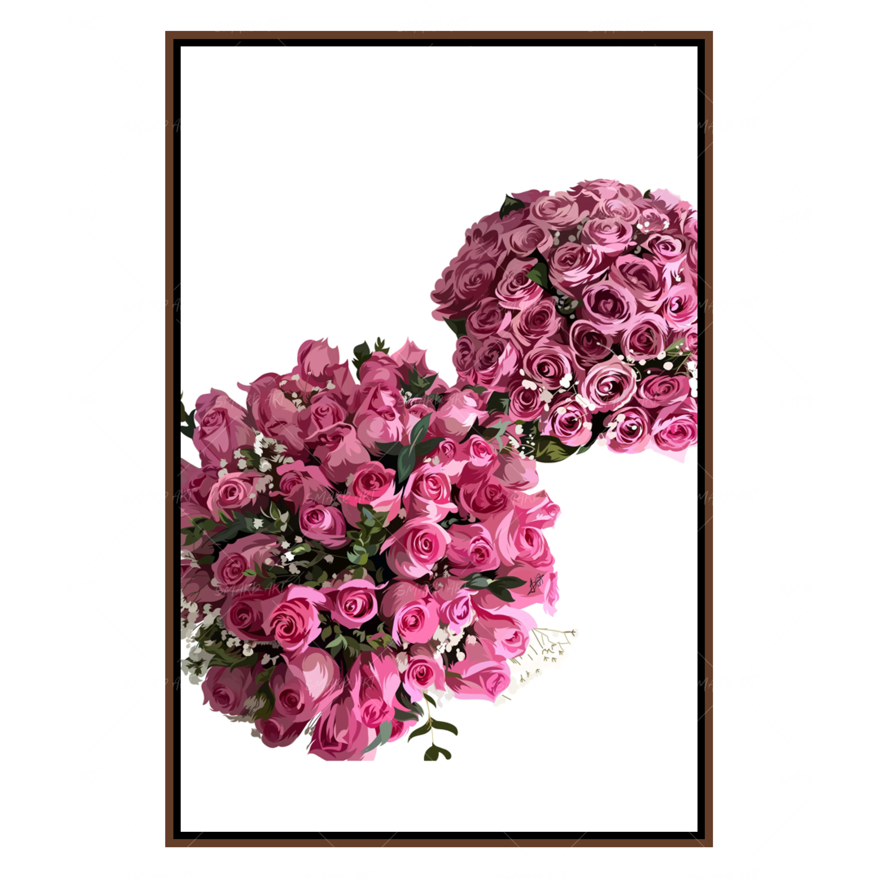 Pink Roses II-Smard