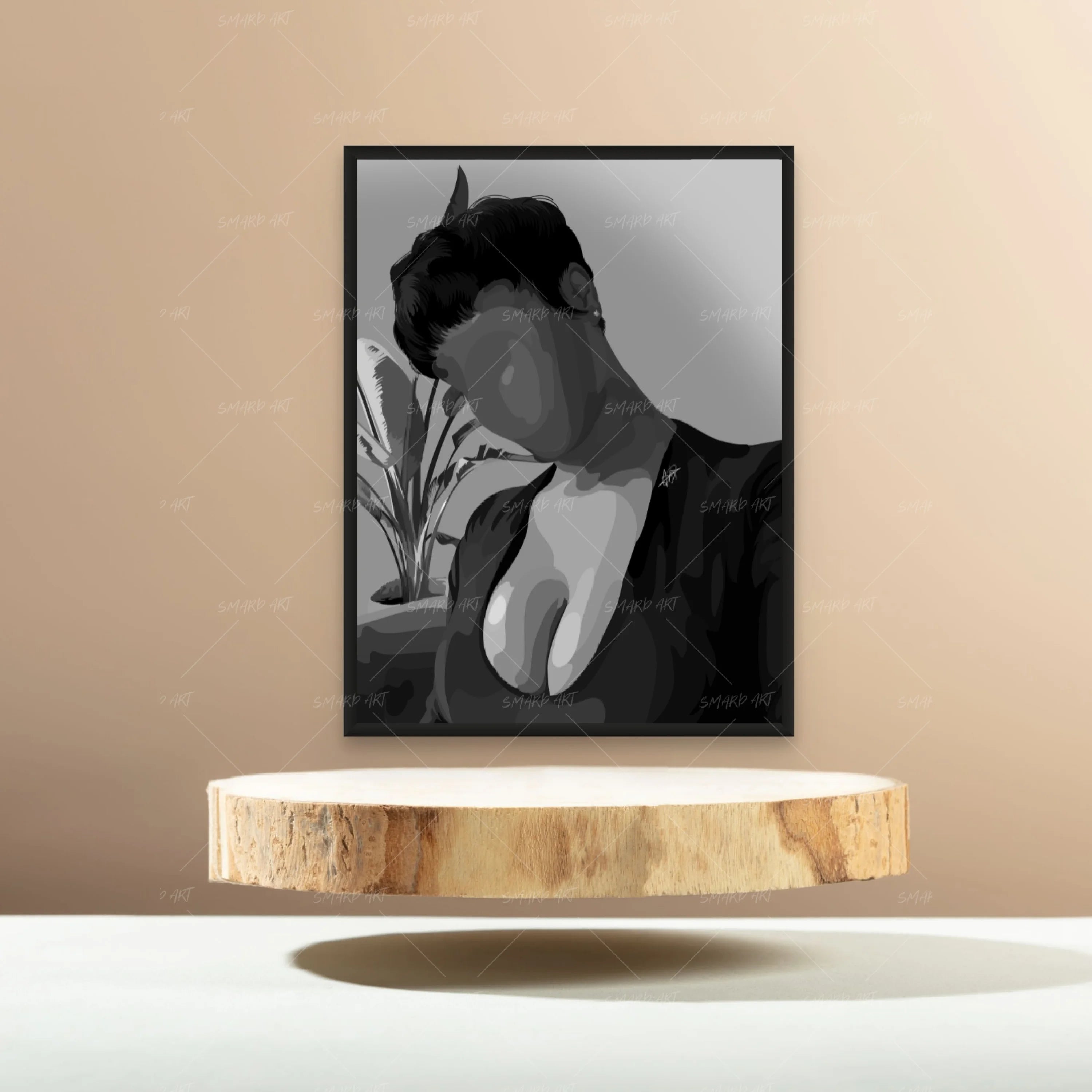 Plant Mom VI B&W-Smard