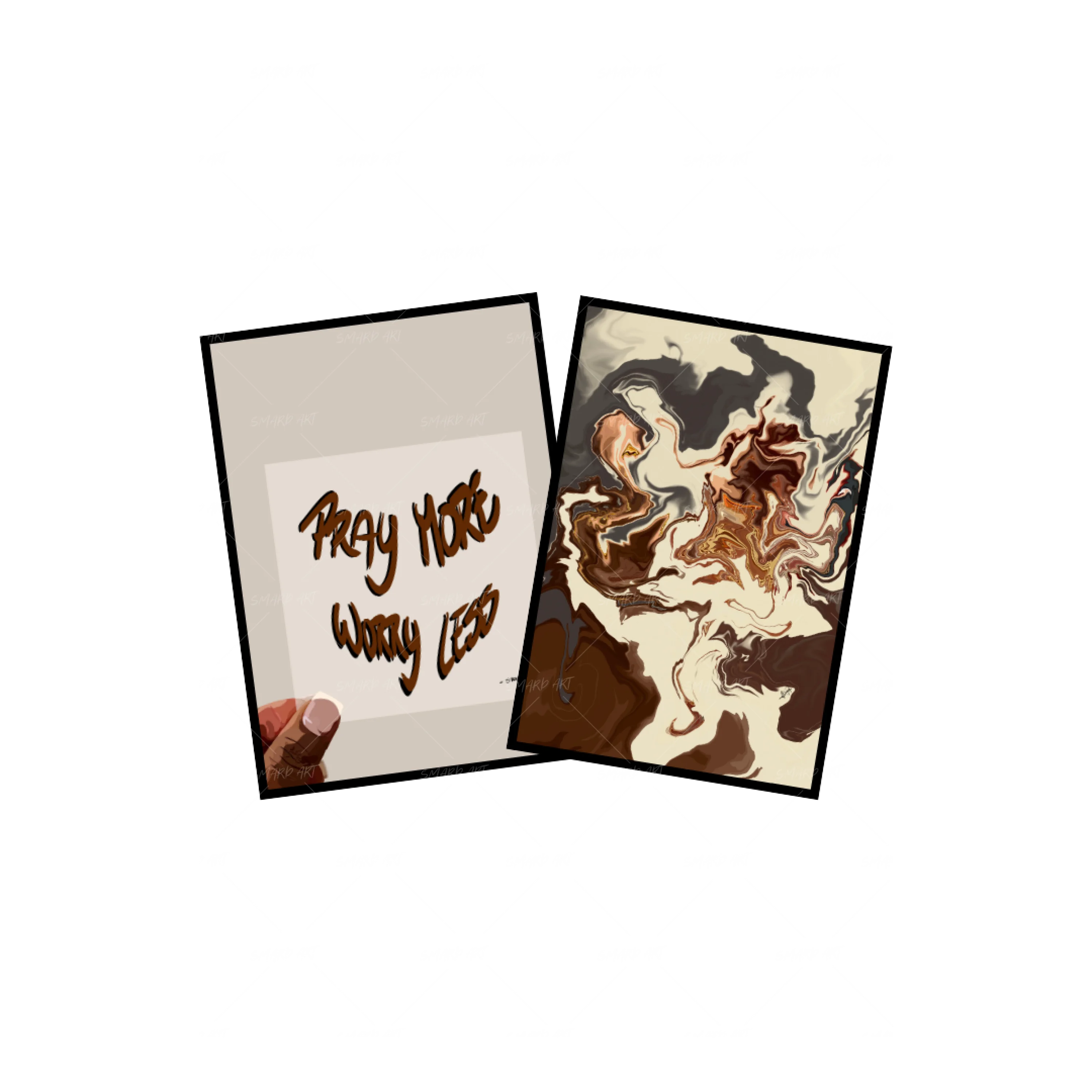 Art Print Bundle : Pray More + Freedom