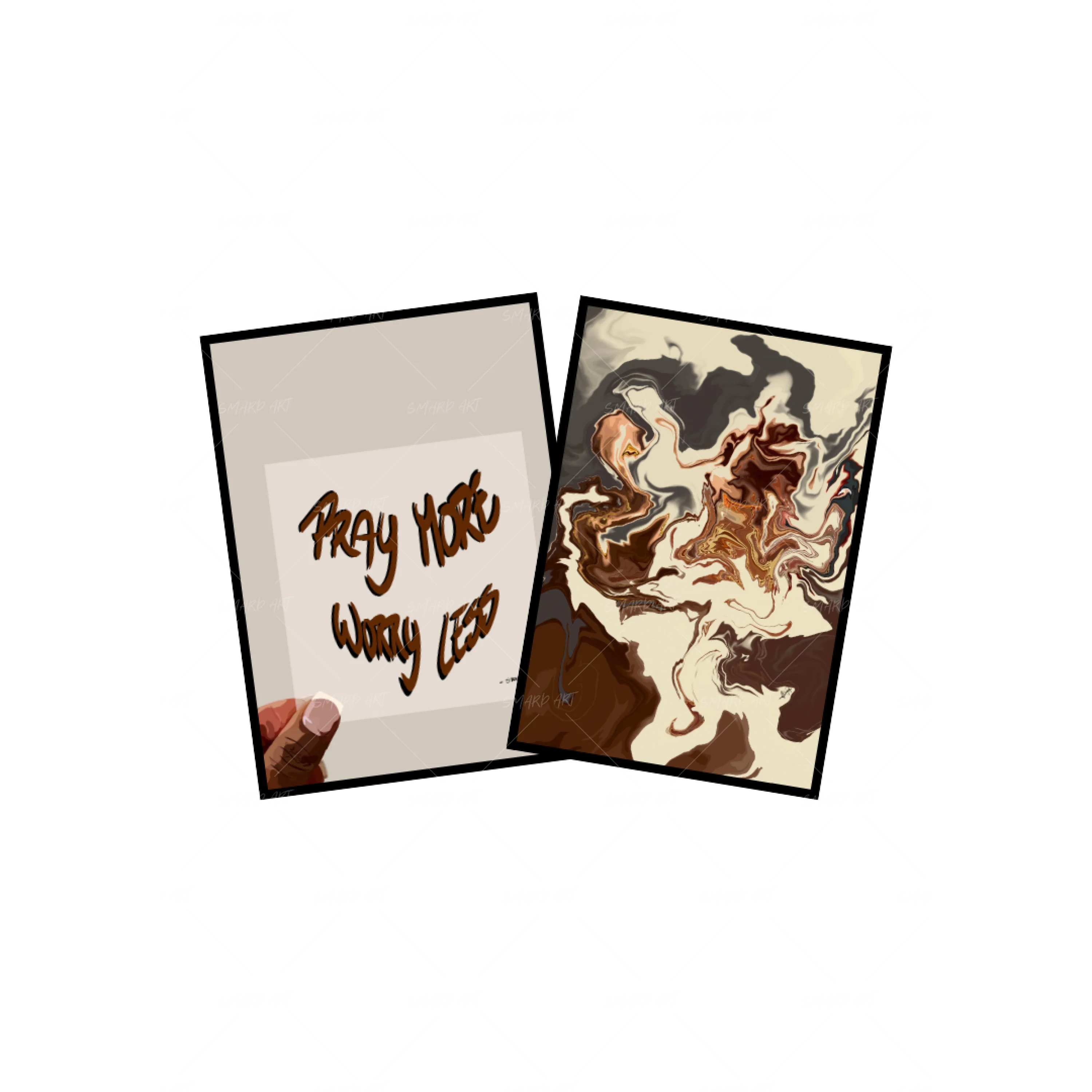 Art Print Bundle : Pray More + Freedom