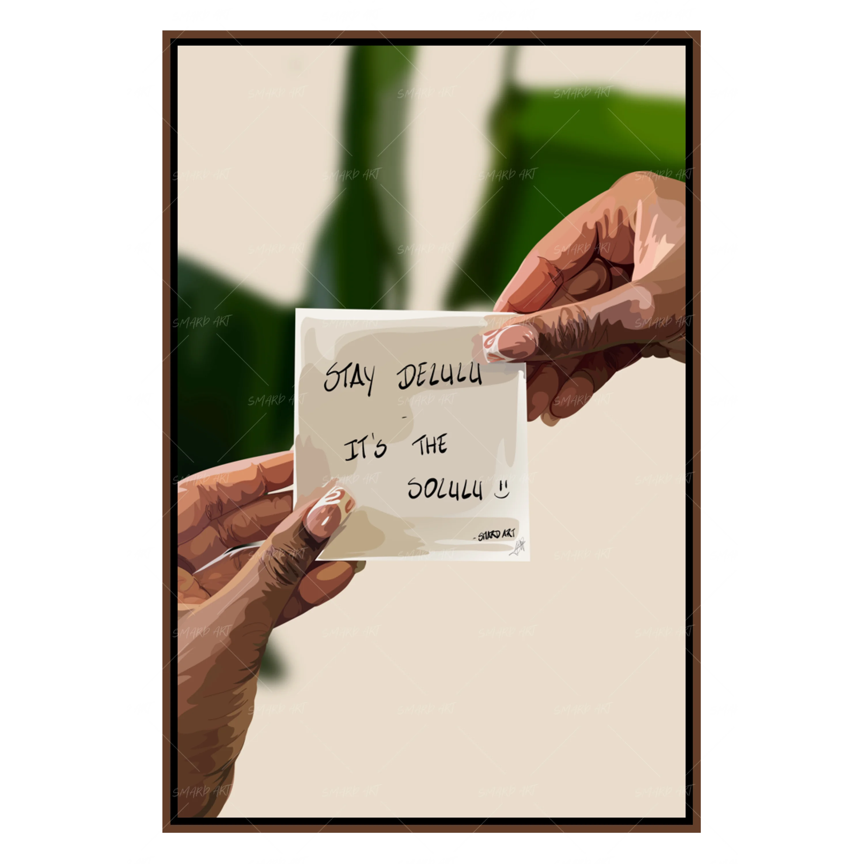 Stay Delulu - Quote-Smard