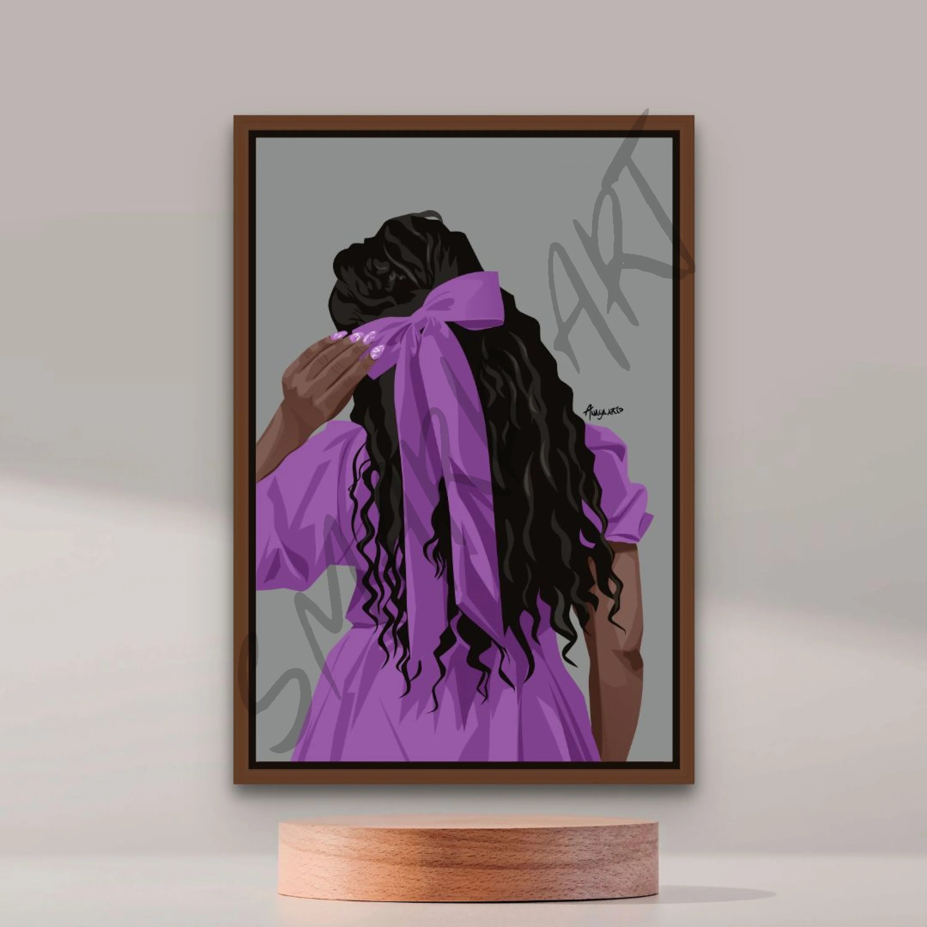 Purple Power (Smard X Anaya) Wall Art