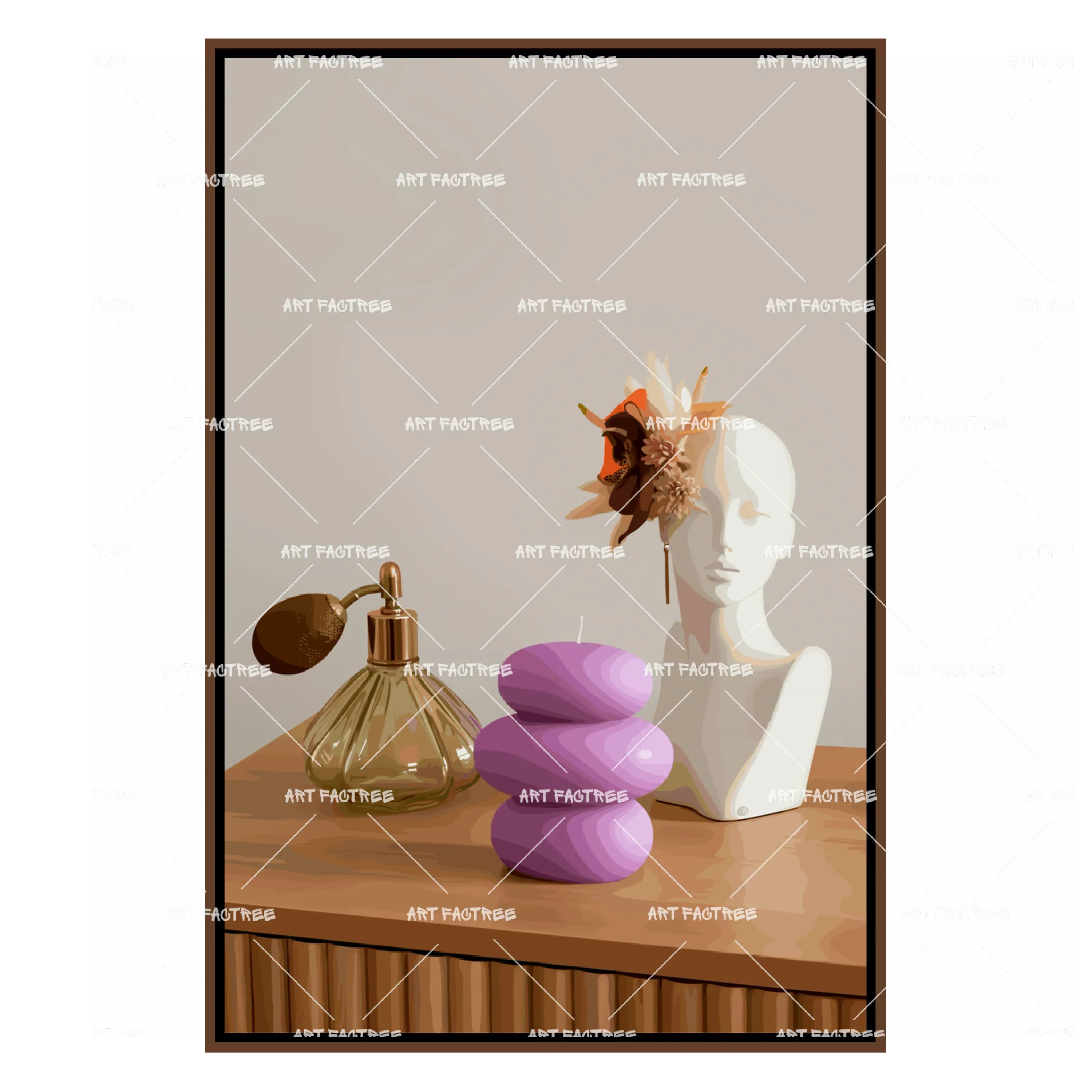 Quiet Corner (Smard X Anaya)-wall art print featuring decorative artistic design suitable for living rooms, offices, and schools by SmardArt. Elevate your space with Black wall art that speaks to culture, identity, and creativity. At Smard, we celebrate artistry made with melanin, bringing powerful and inspiring designs to life.