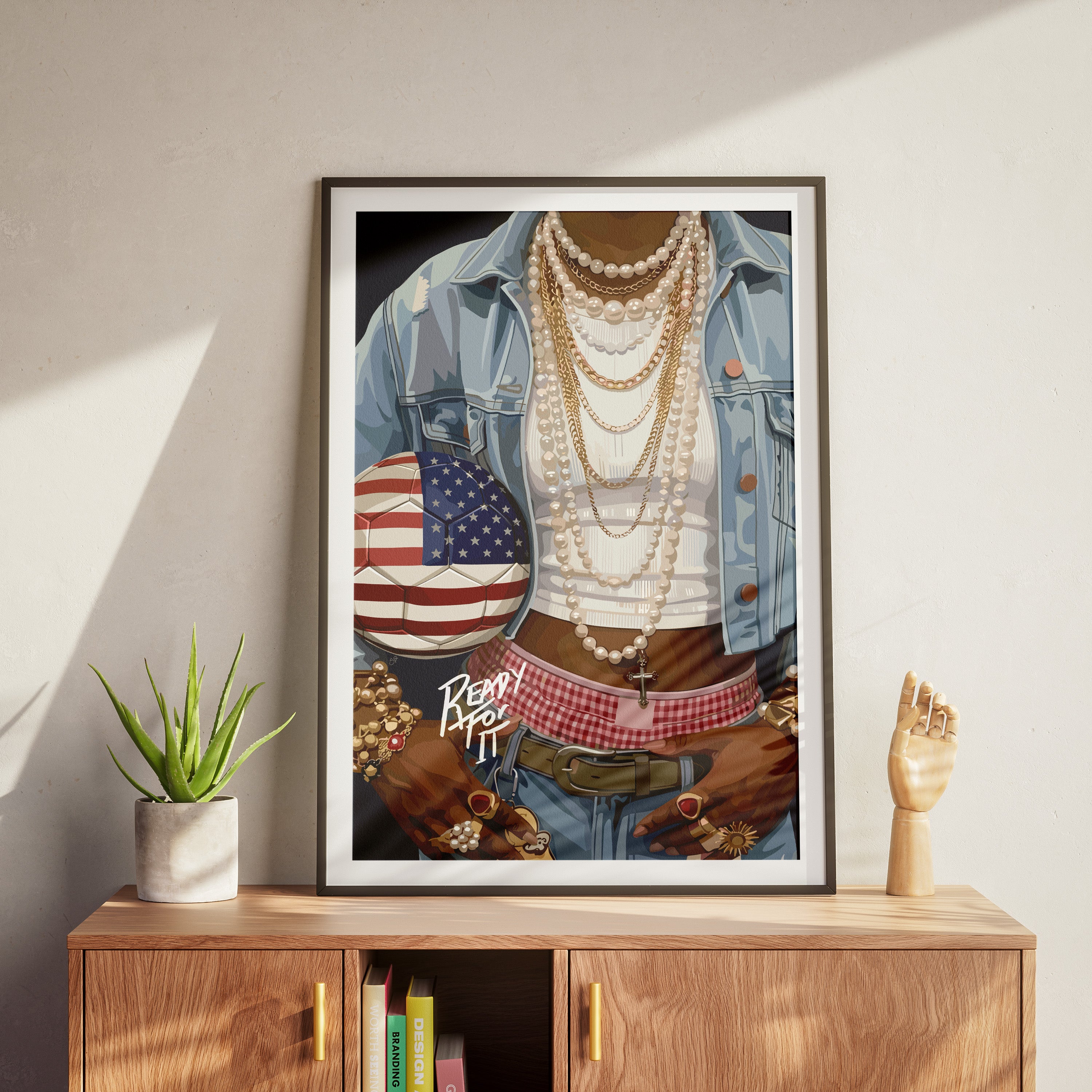 Ready For It-wall art print featuring decorative artistic design suitable for living rooms, offices, and schools by SmardArt. Elevate your space with Black wall art that speaks to culture, identity, and creativity. At Smard, we celebrate artistry made with melanin, bringing powerful and inspiring designs to life.