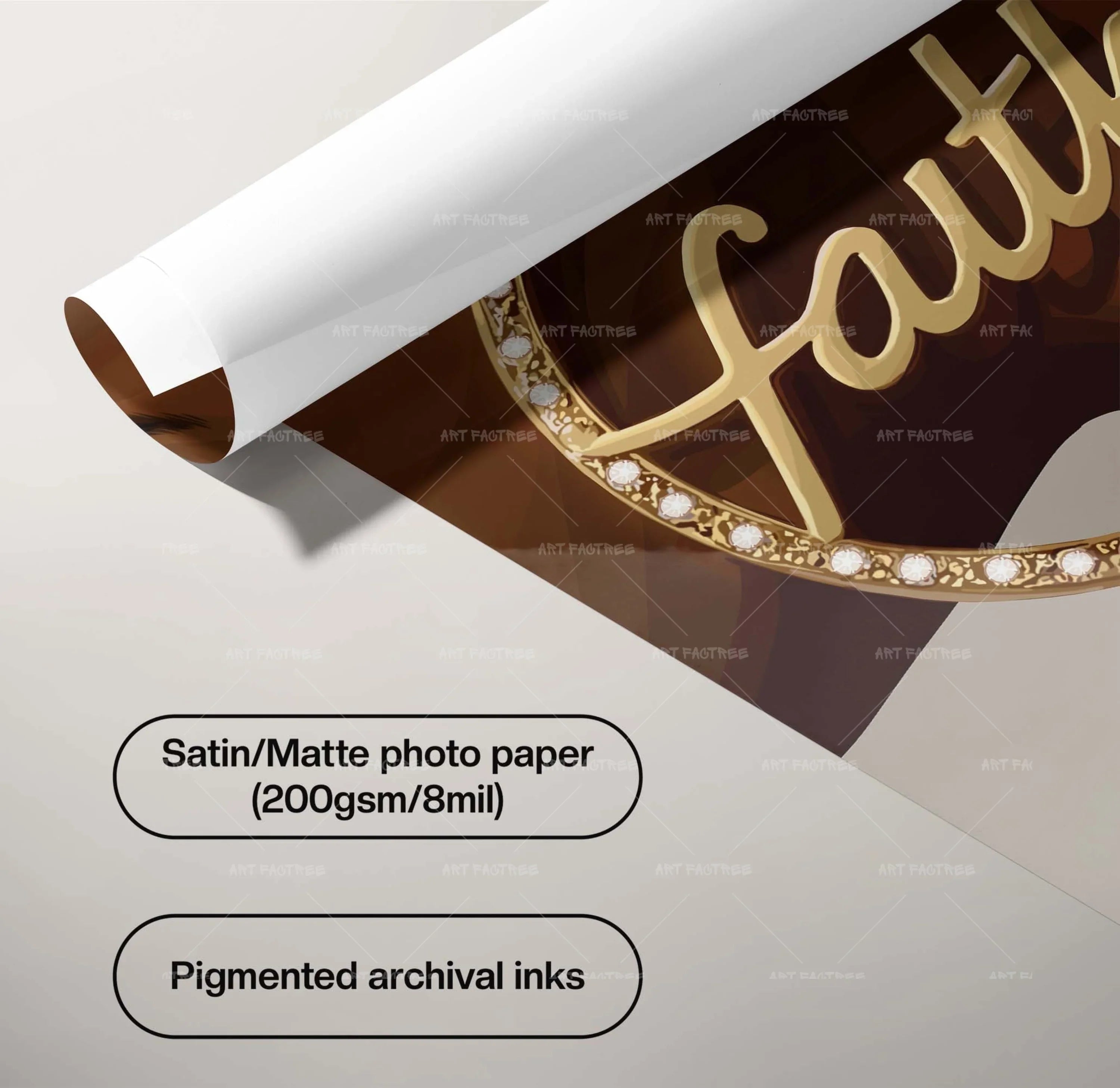 Rocking Faith (Smard X Anaya)-wall art print featuring decorative artistic design suitable for living rooms, offices, and schools by SmardArt. Elevate your space with Black wall art that speaks to culture, identity, and creativity. At Smard, we celebrate artistry made with melanin, bringing powerful and inspiring designs to life.