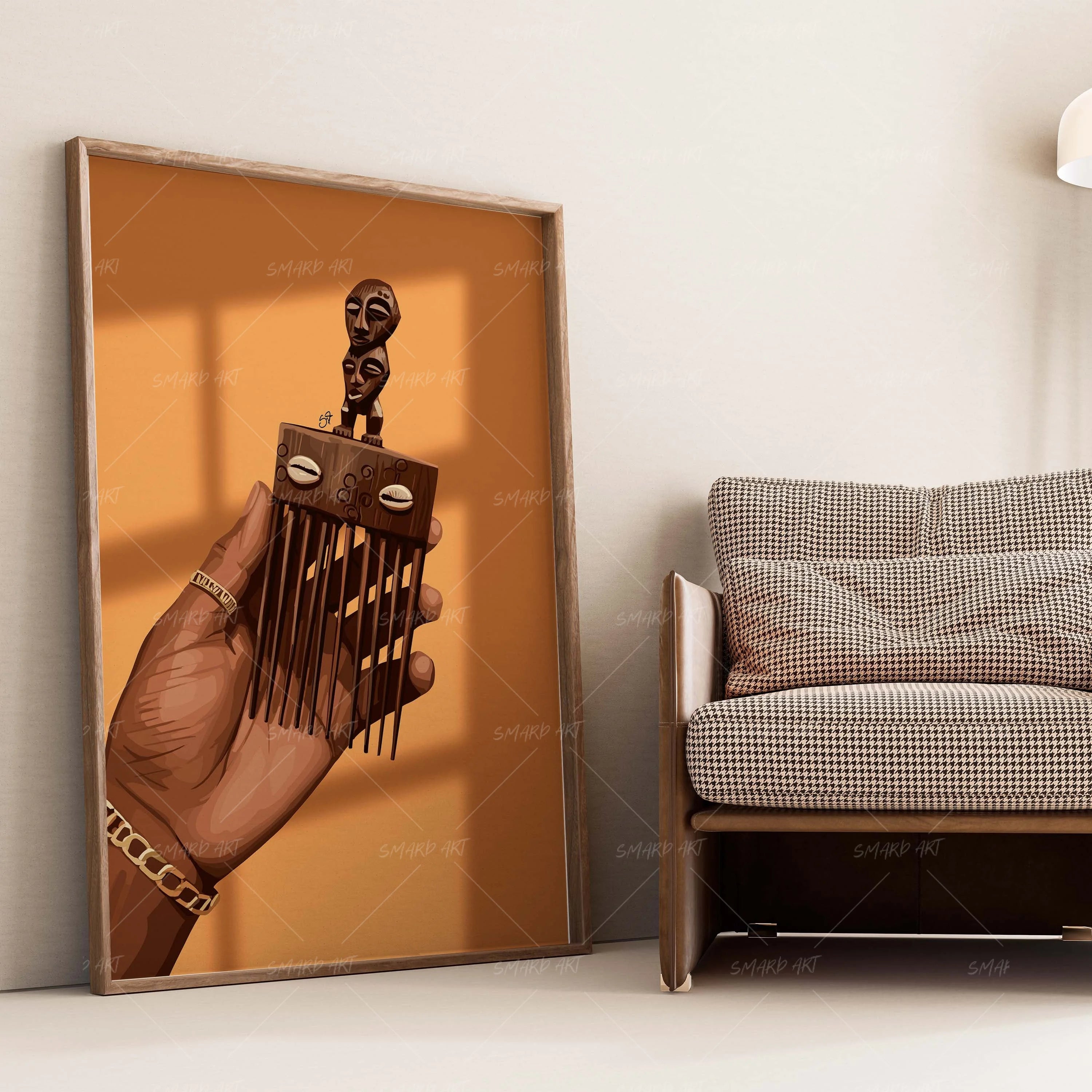 Root Tool-wall art print featuring decorative artistic design suitable for living rooms, offices, and schools by SmardArt. Elevate your space with Black wall art that speaks to culture, identity, and creativity. At Smard, we celebrate artistry made with melanin, bringing powerful and inspiring designs to life.