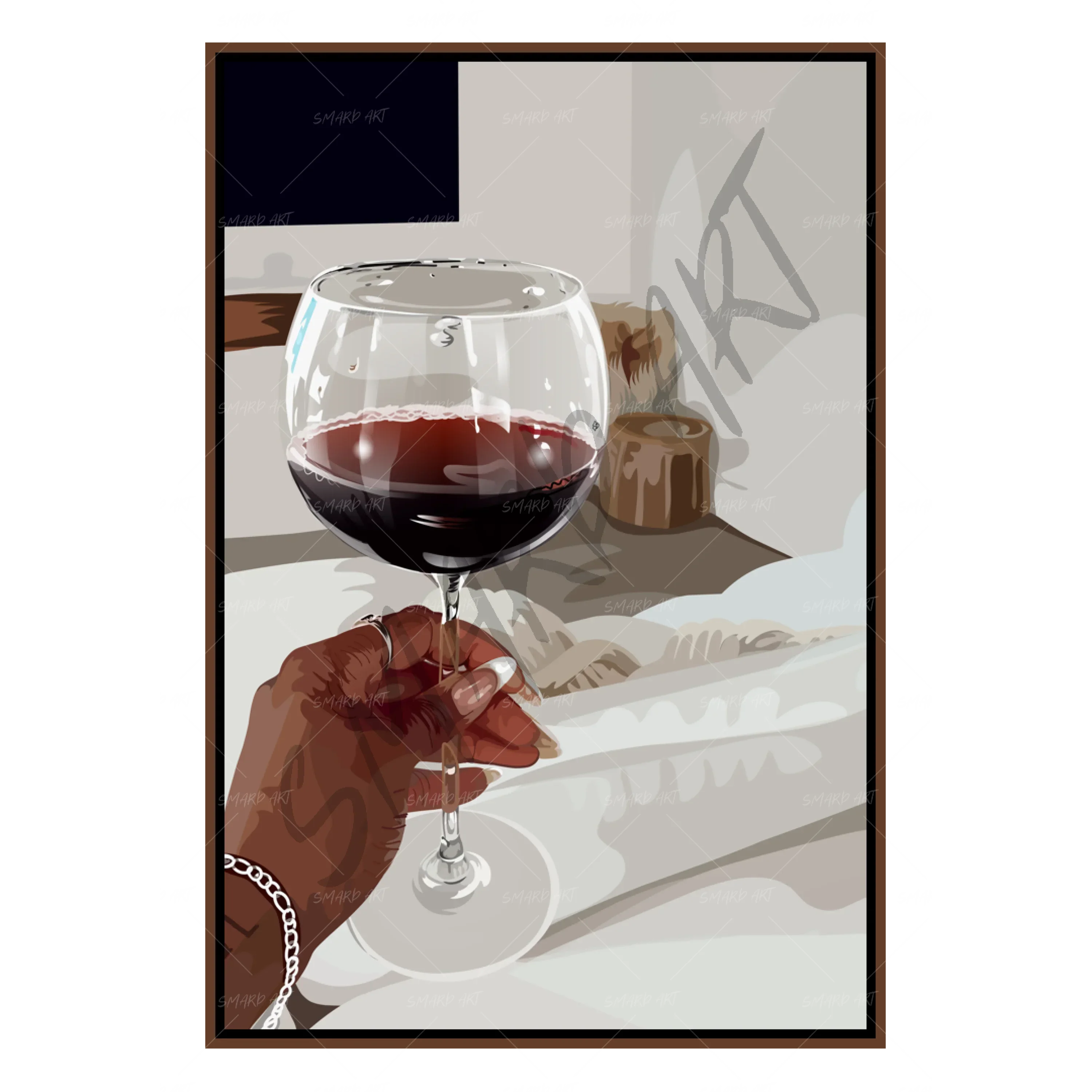 Red Wine (With Background)-Smard